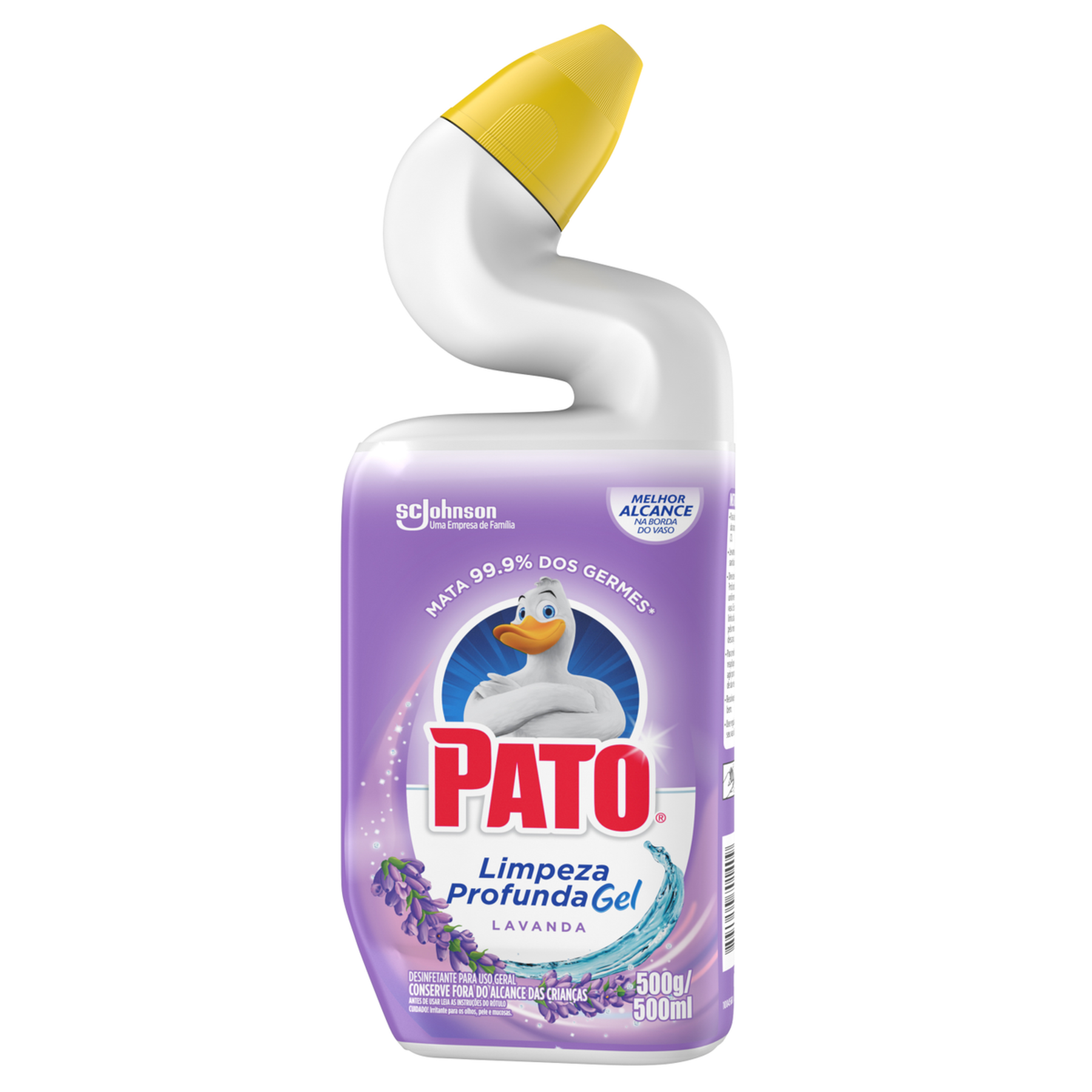 Desinfetante Uso Geral Lavanda Limpeza Profunda Gel Pato Squeeze 500ml&nbsp;