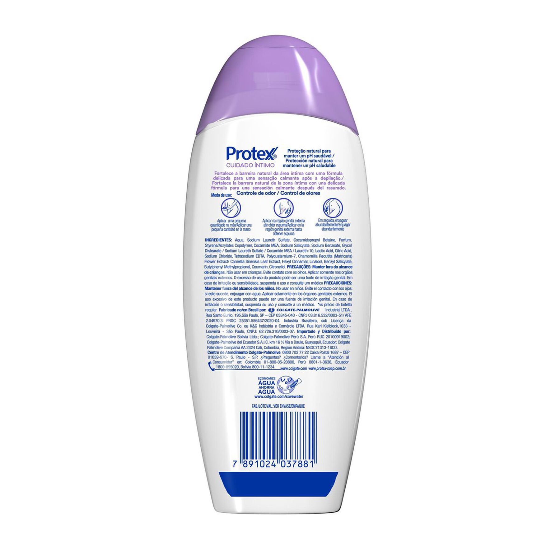 Sabonete L&iacute;quido &Iacute;ntimo Calm e Protect Cuidado &Iacute;ntimo Protex Frasco 200ml - Embalagem Pre&ccedil;o Especial