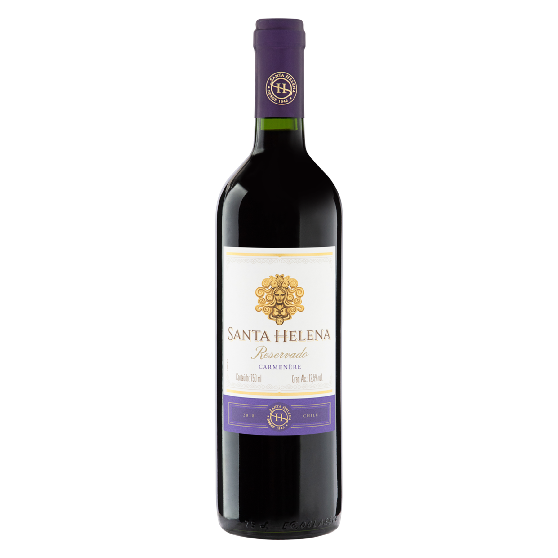 Vinho Tinto Carménère Reservado Santa Helena Garrafa 750ml