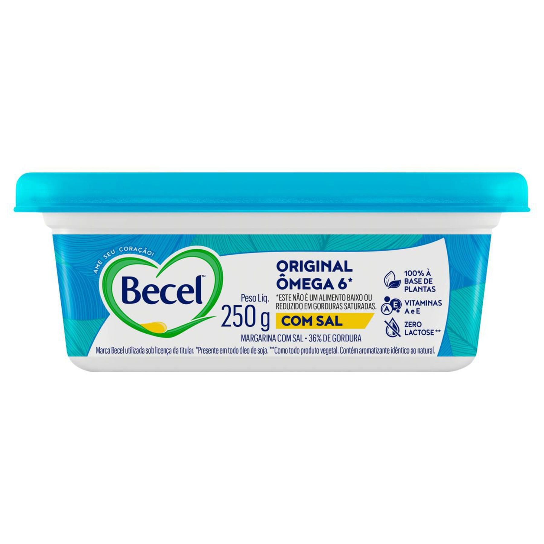 Margarina Original com Sal Becel Pote 250g 