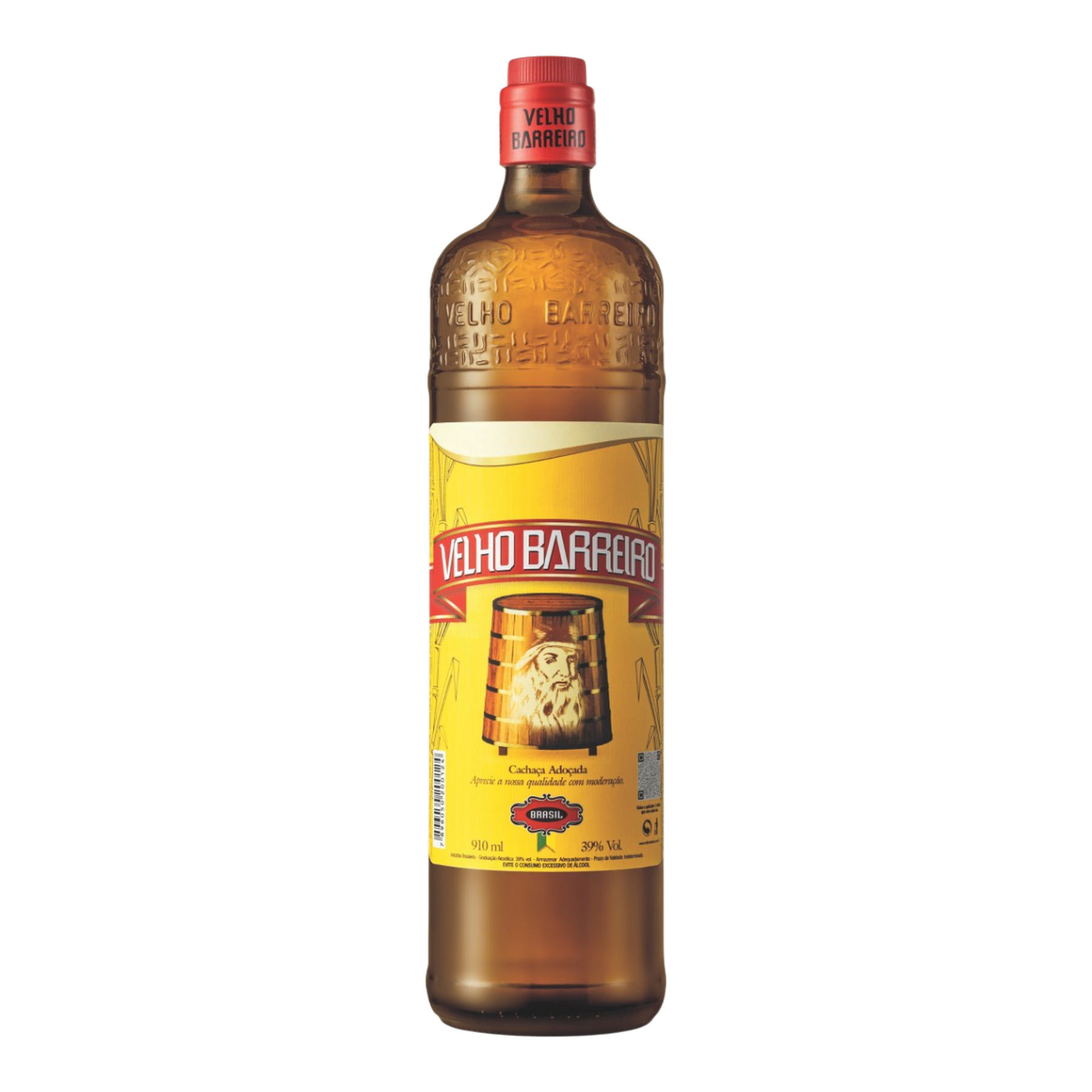 Cacha&ccedil;a Ado&ccedil;ada Velho Barreiro Garrafa 910ml