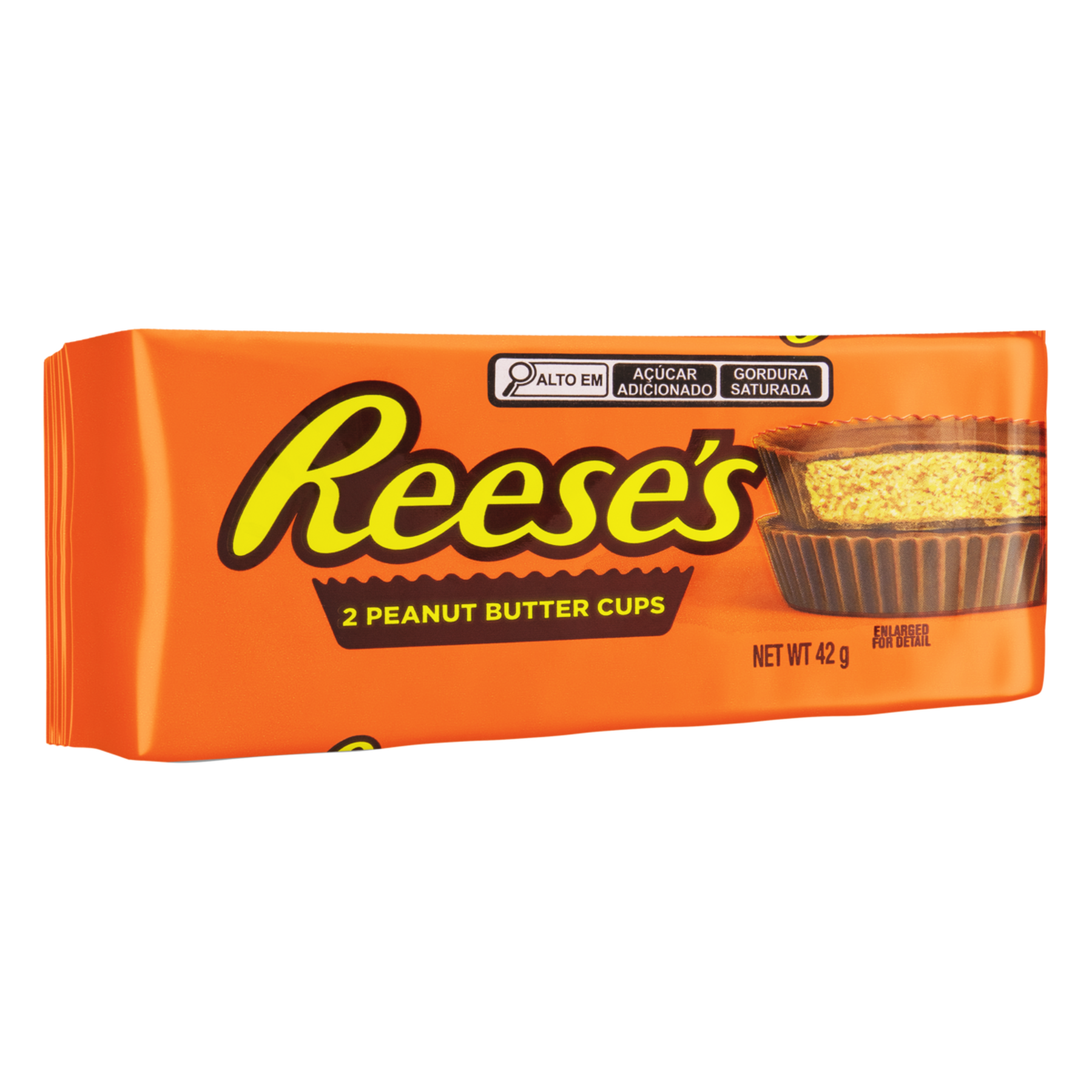 Chocolate ao Leite Recheio Pasta de Amendoim Reese's 42g Pacote C/2 Unidades