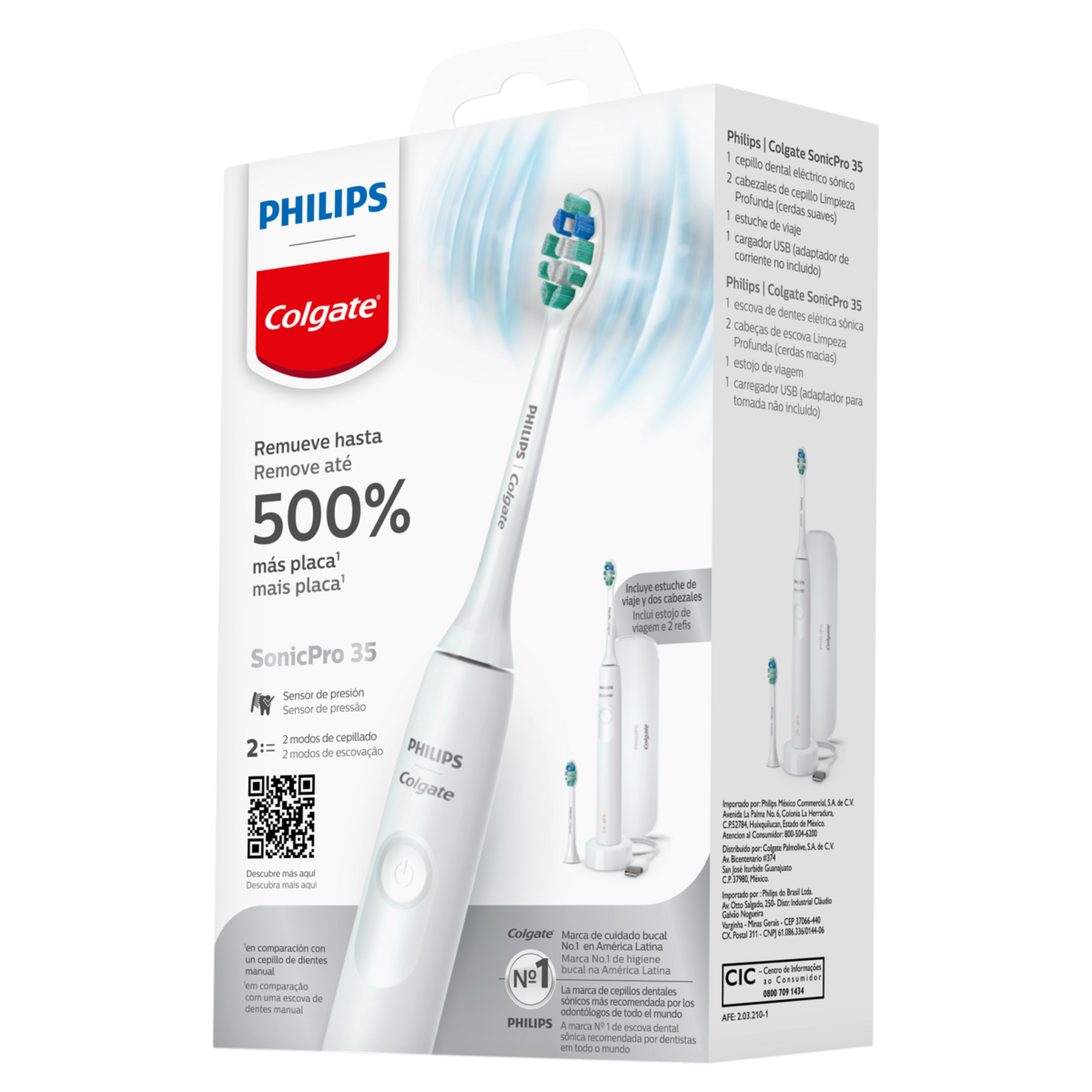 Escova Dental El&eacute;trica Colgate + Philips SonicPro 35&nbsp;