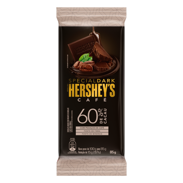 Chocolate Amargo 60% Cacau Café Hersheys Special Dark Pacote 85g