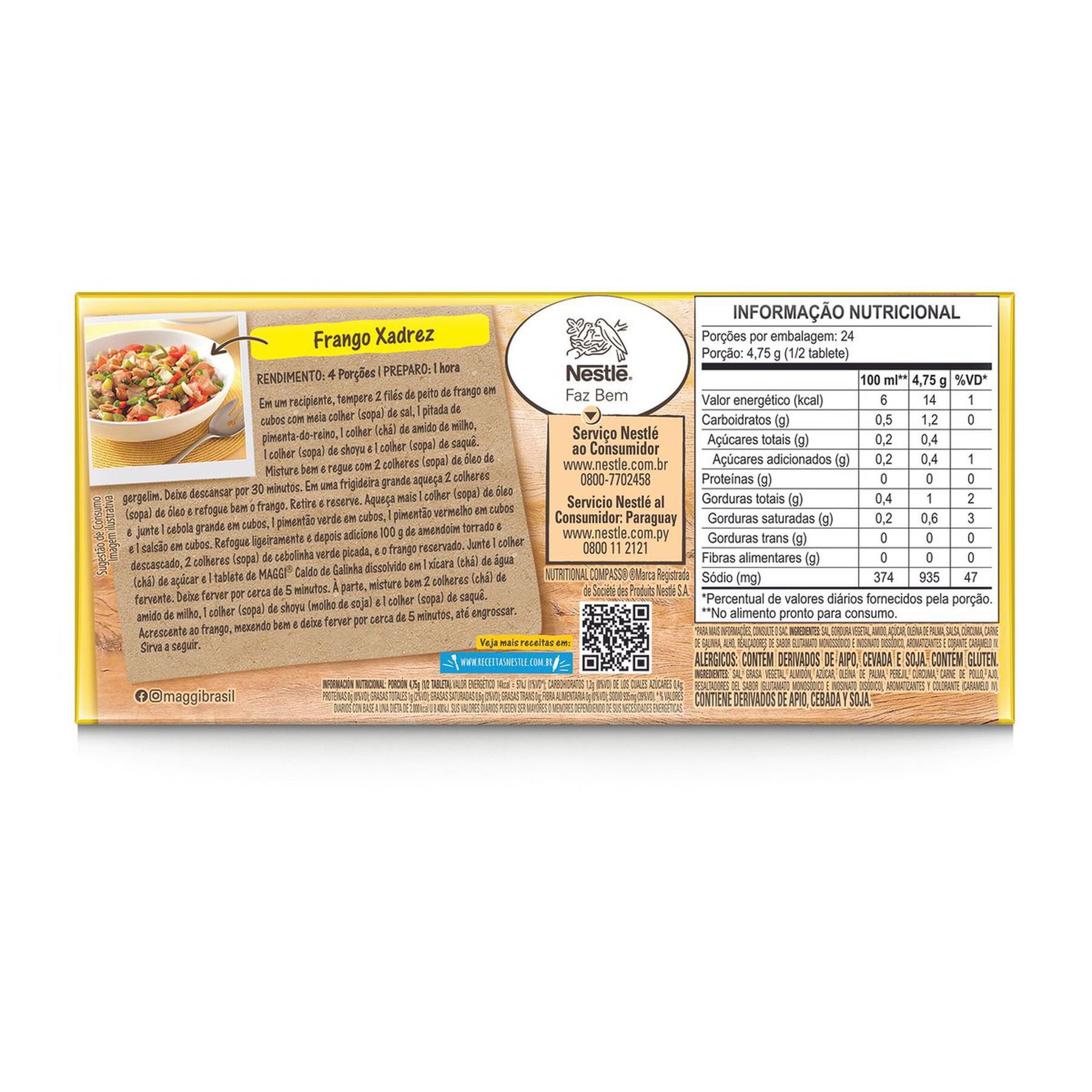 Caldo Maggi Galinha Tablete 114g