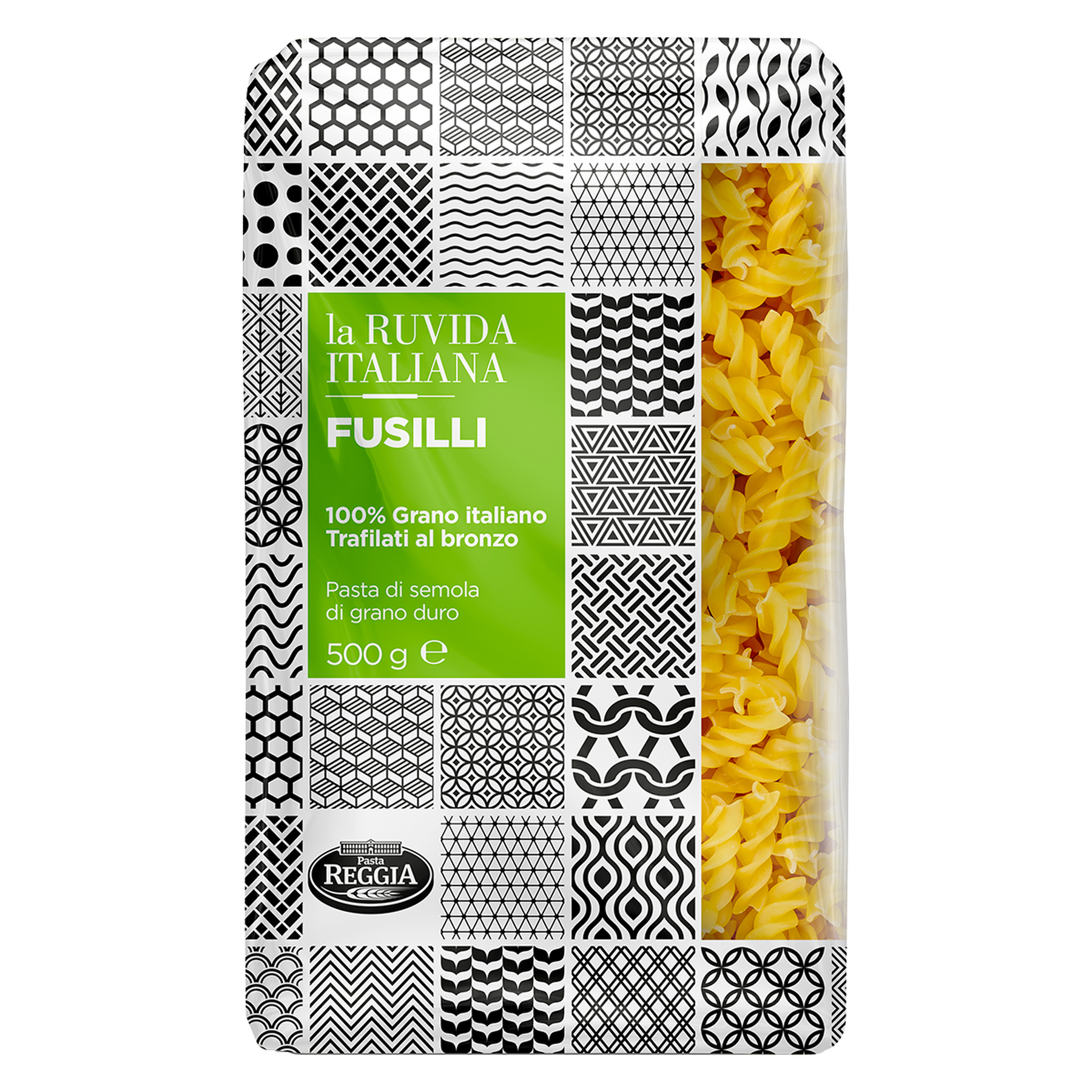 Macarr&atilde;o Grano Duro Fusilli La Ruvida Italiana 500g