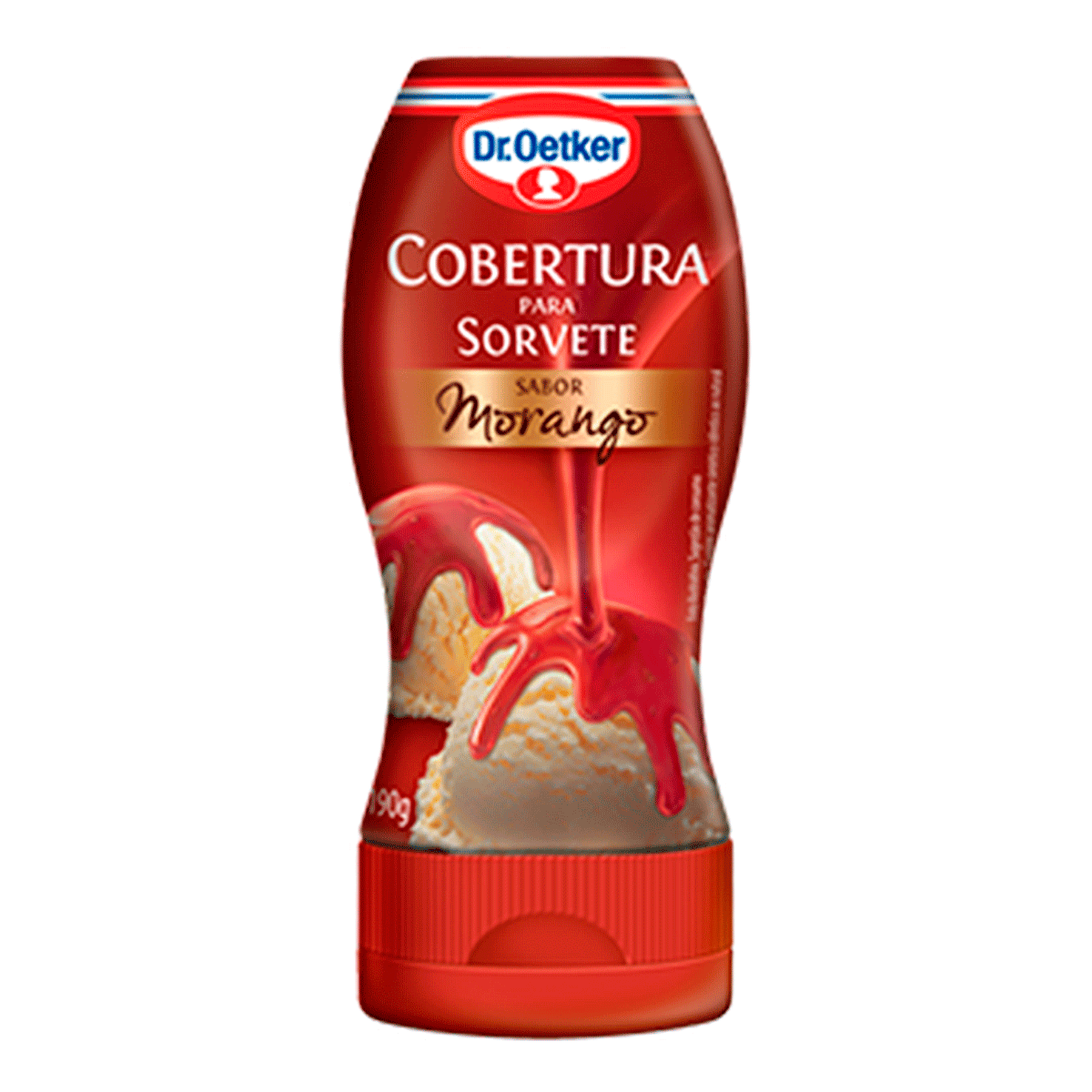 Cobertura para Sorvete Morango Dr. Oetker 190g