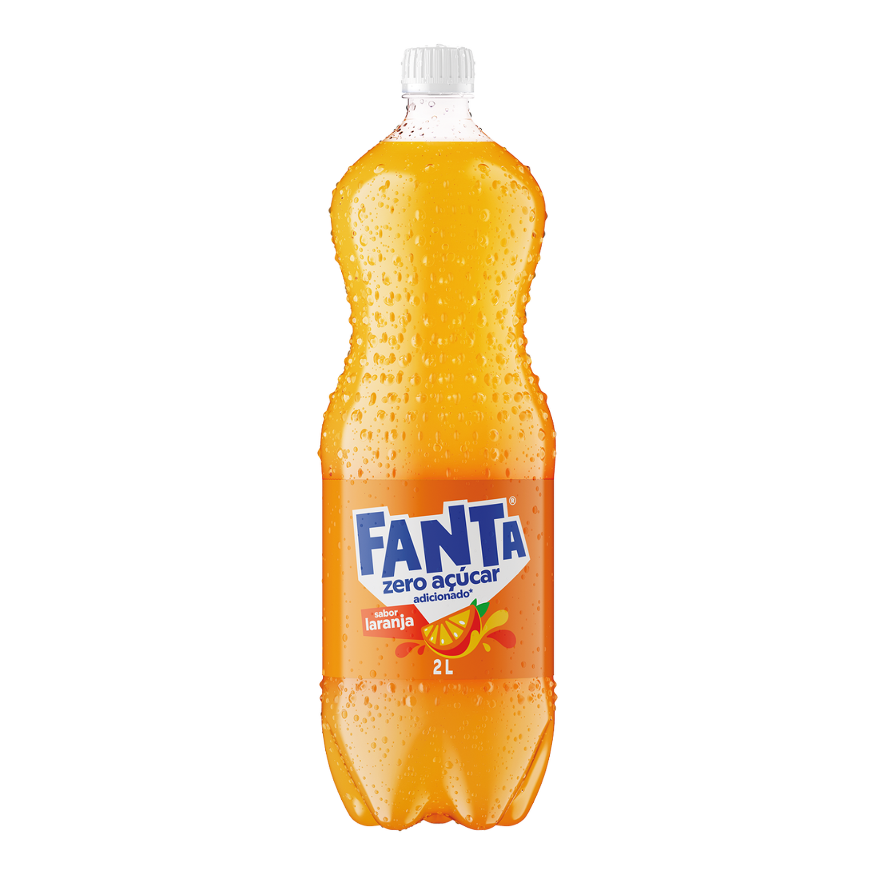 Refrigerante Laranja Zero Adi&ccedil;&atilde;o de A&ccedil;&uacute;car Fanta Garrafa 2l