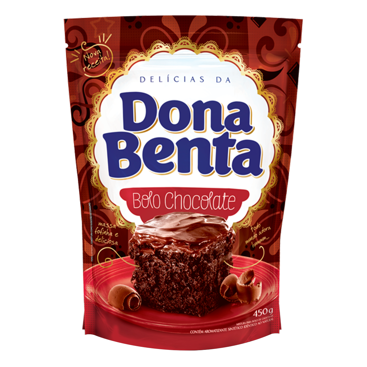 Mistura para Bolo Chocolate Dona Benta Sach&ecirc; 450g