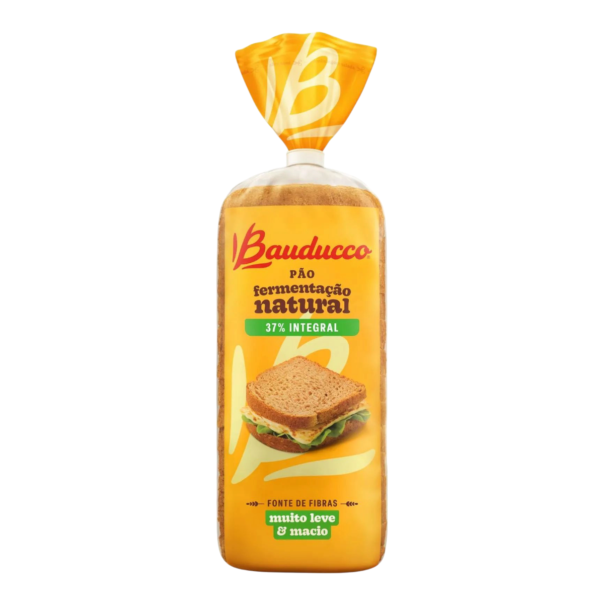P&atilde;o de Forma 37% Integral Bauducco Pacote 390g