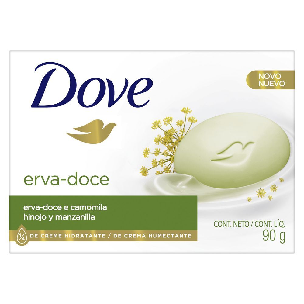 Sabonete Barra Erva-Doce e Camomila Dove Caixa 90g