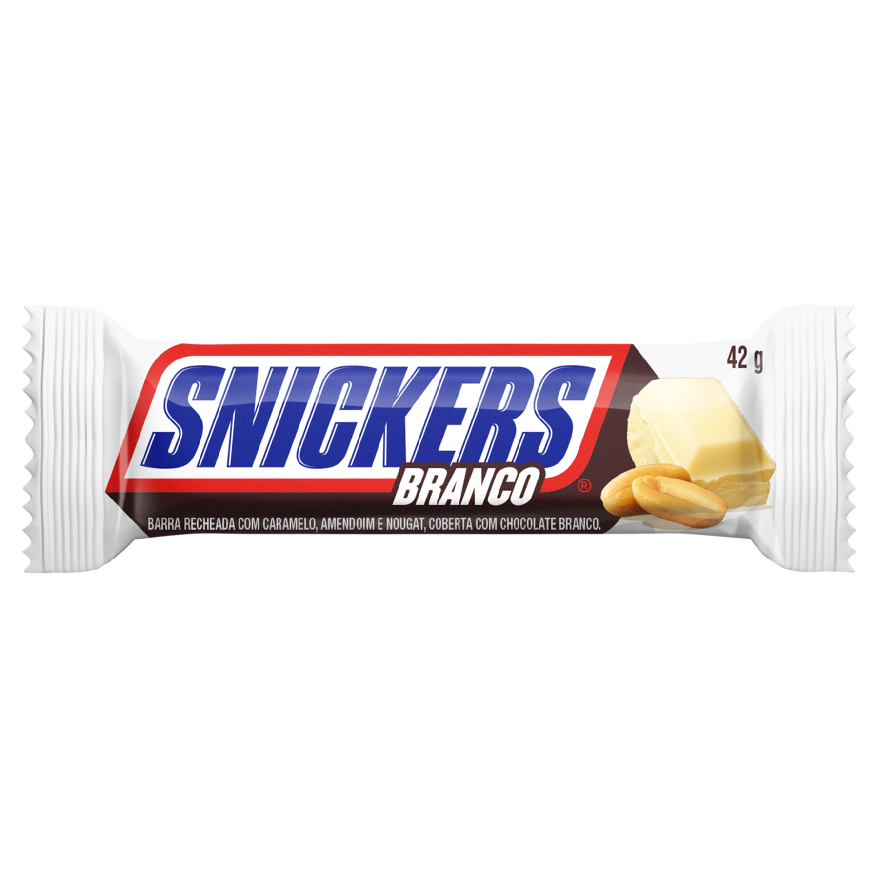 Chocolate Branco Snickers Pacote 42g