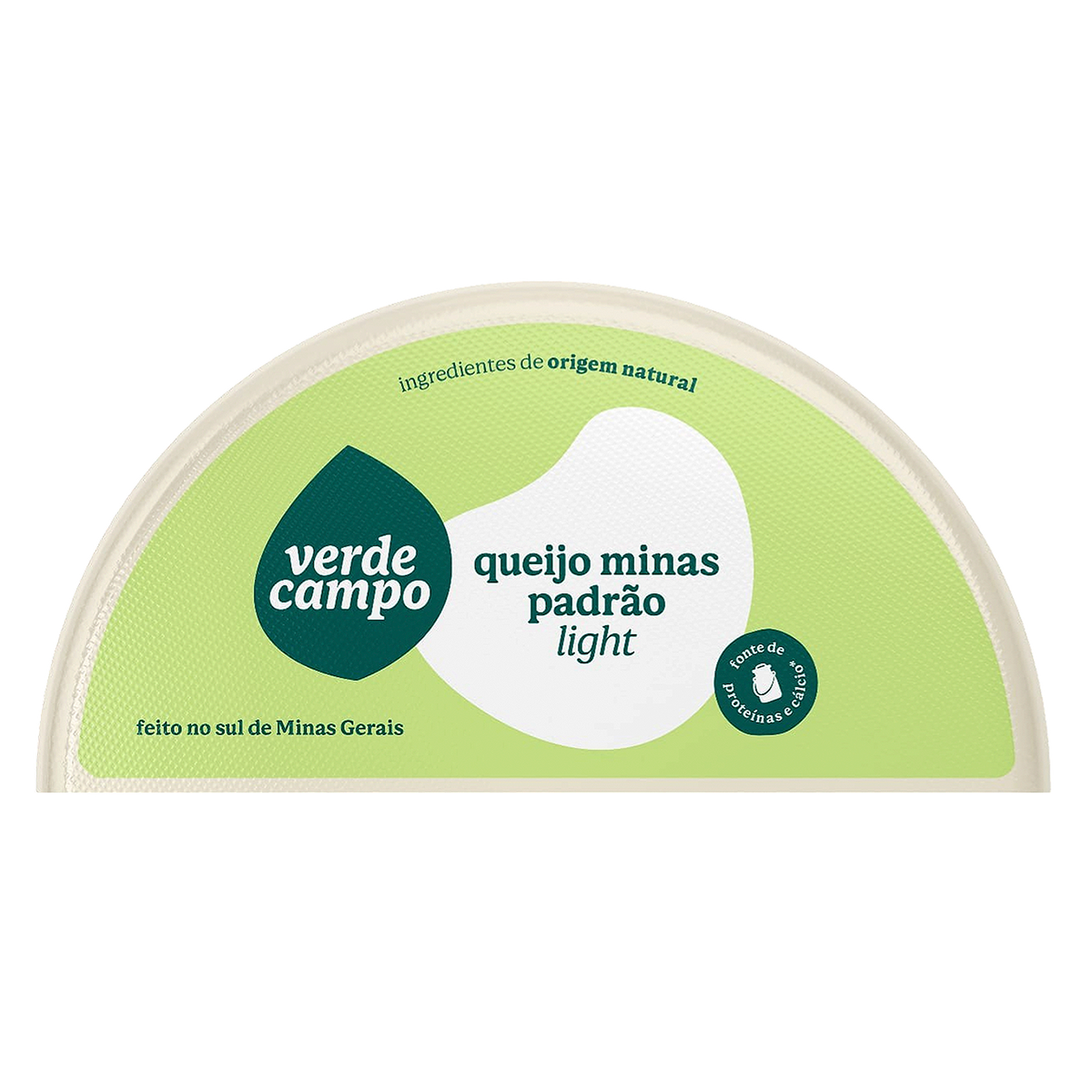 Queijo Minas Padr&atilde;o Light Verde Campo aprox. 420g