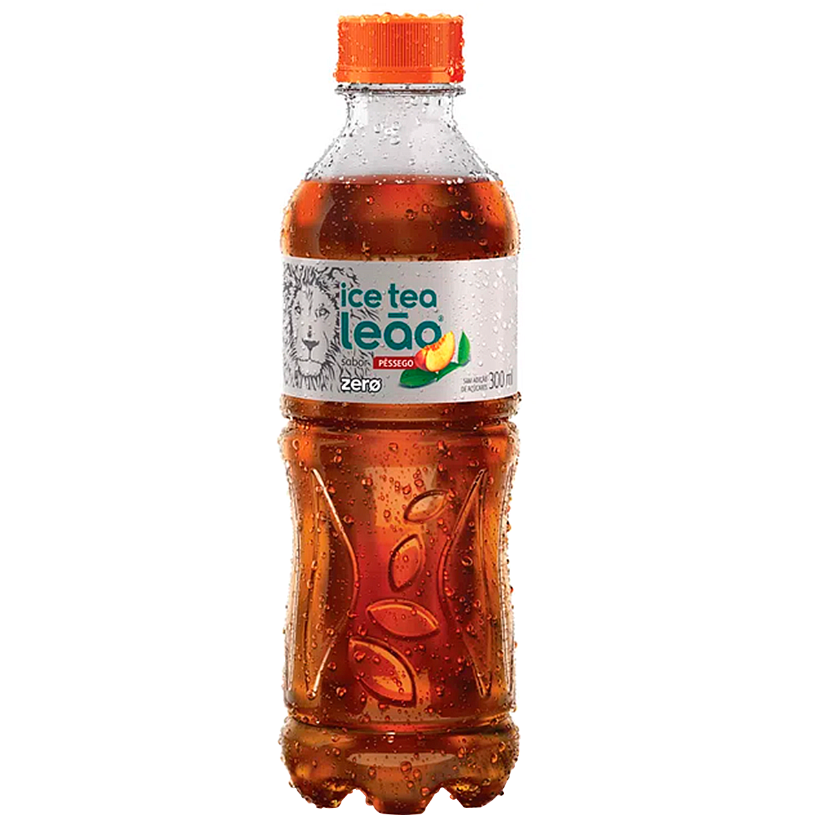 Ch&aacute; Ice Tea Zero P&ecirc;ssego Le&atilde;o Garrafa 300ml
