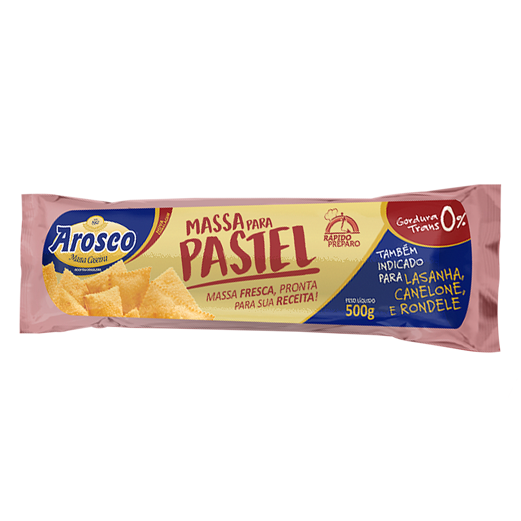 Massa para Pastel Arosco Pacote 500g