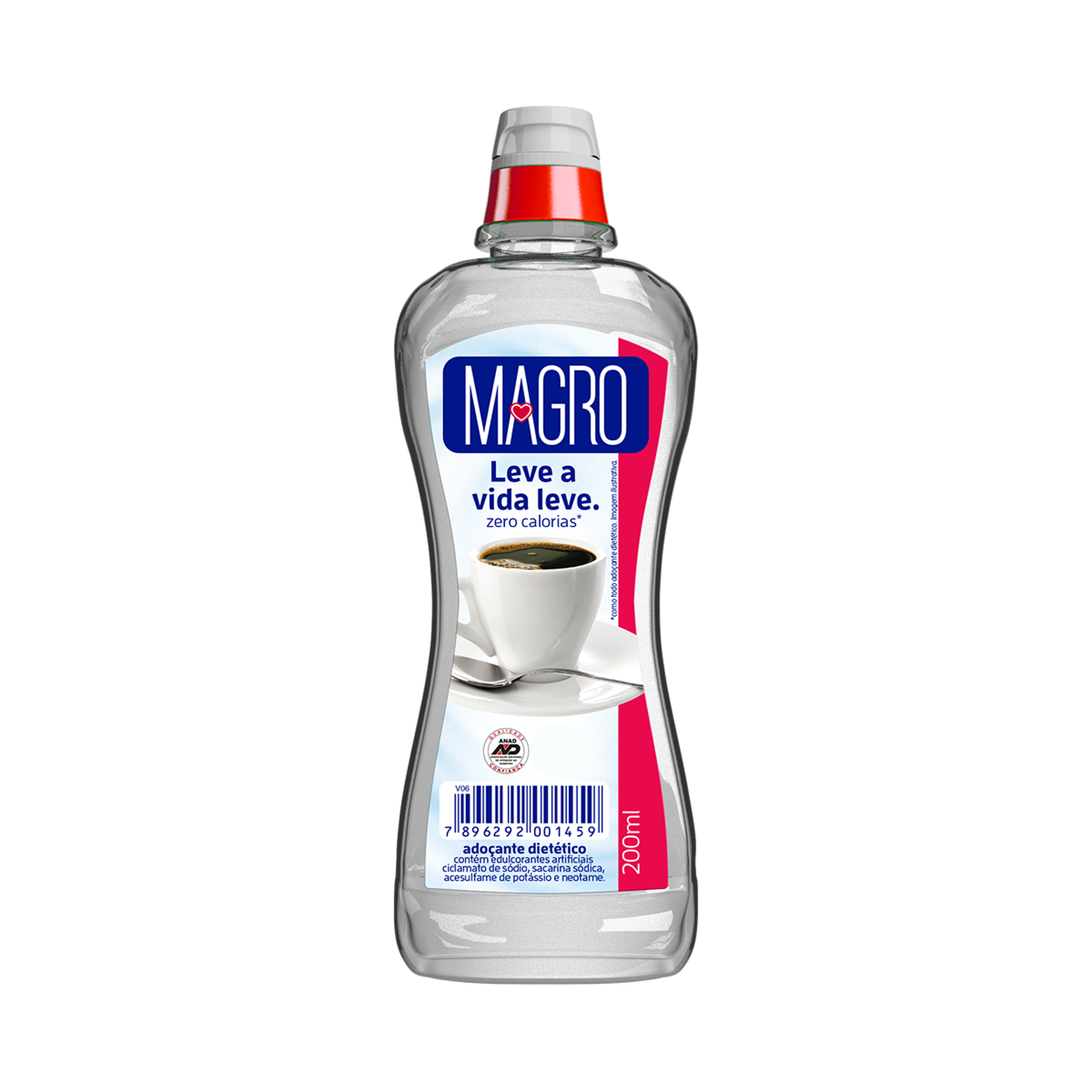 Adoçante Líquido Magro Frasco 200ml