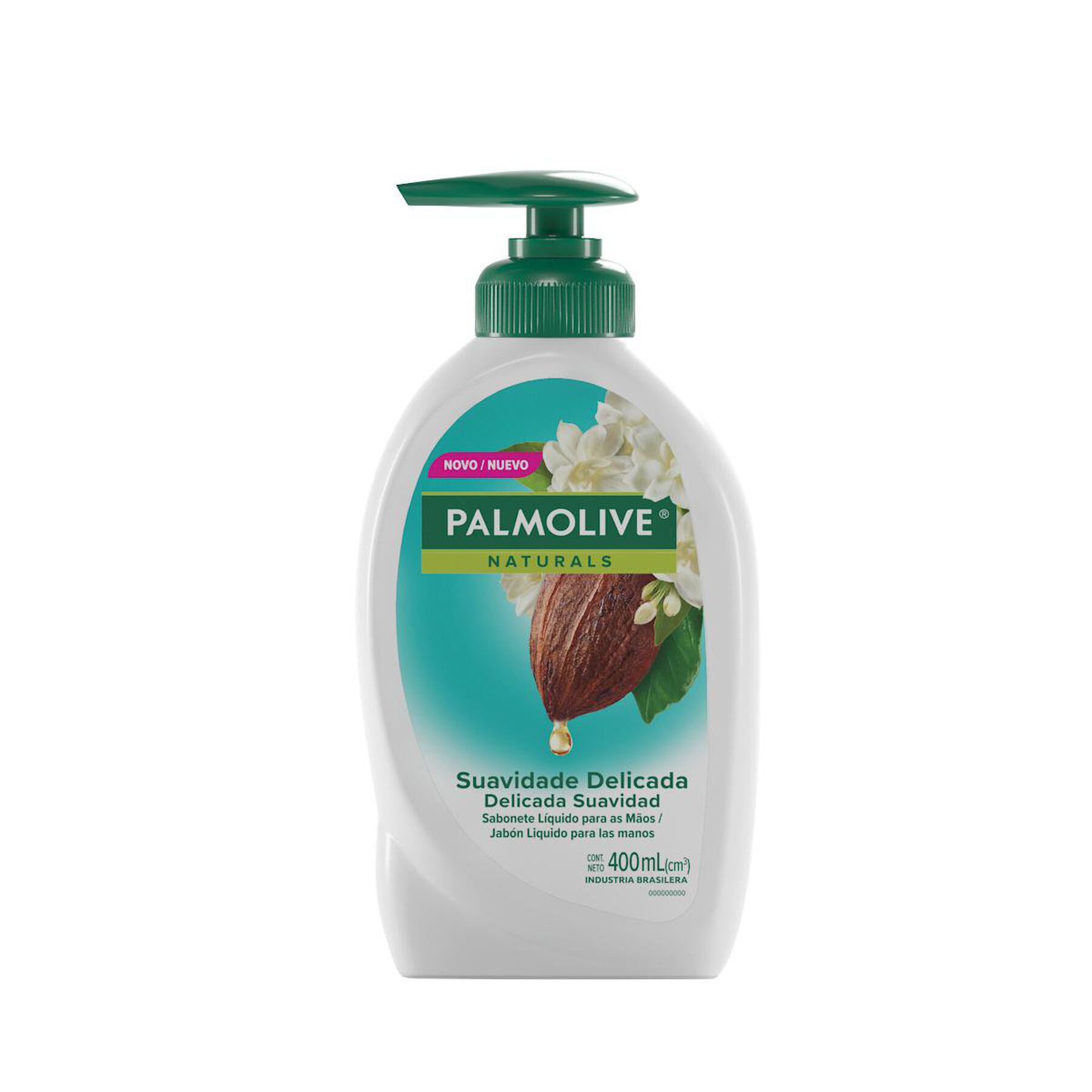 Sabonete L&iacute;quido para as M&atilde;os Suavidade Delicada Palmolive Naturals Frasco 400ml