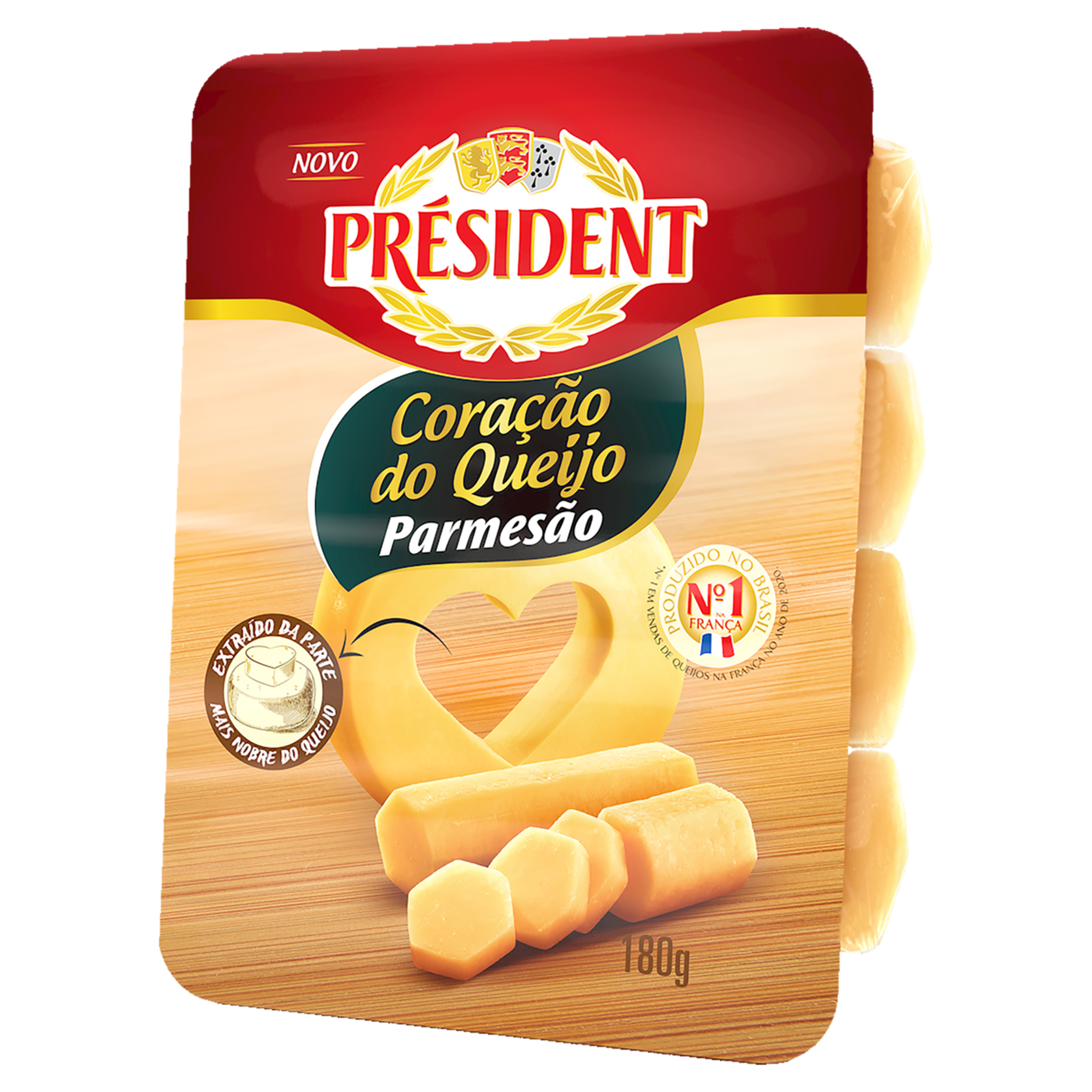 Queijo Parmesão Cilindro Président 180g