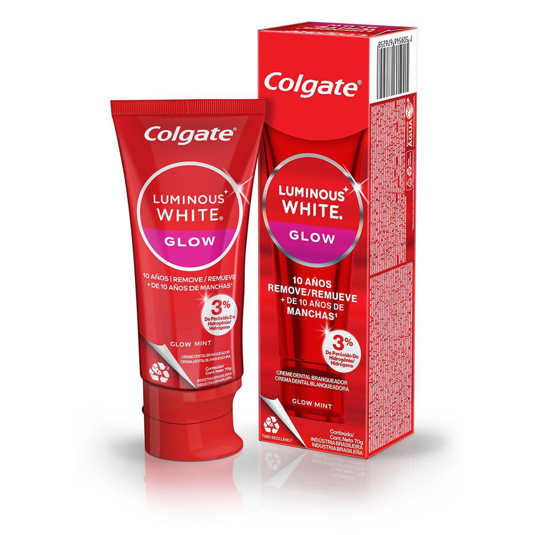 Creme Dental Clareador Colgate Luminous White Glow 70g