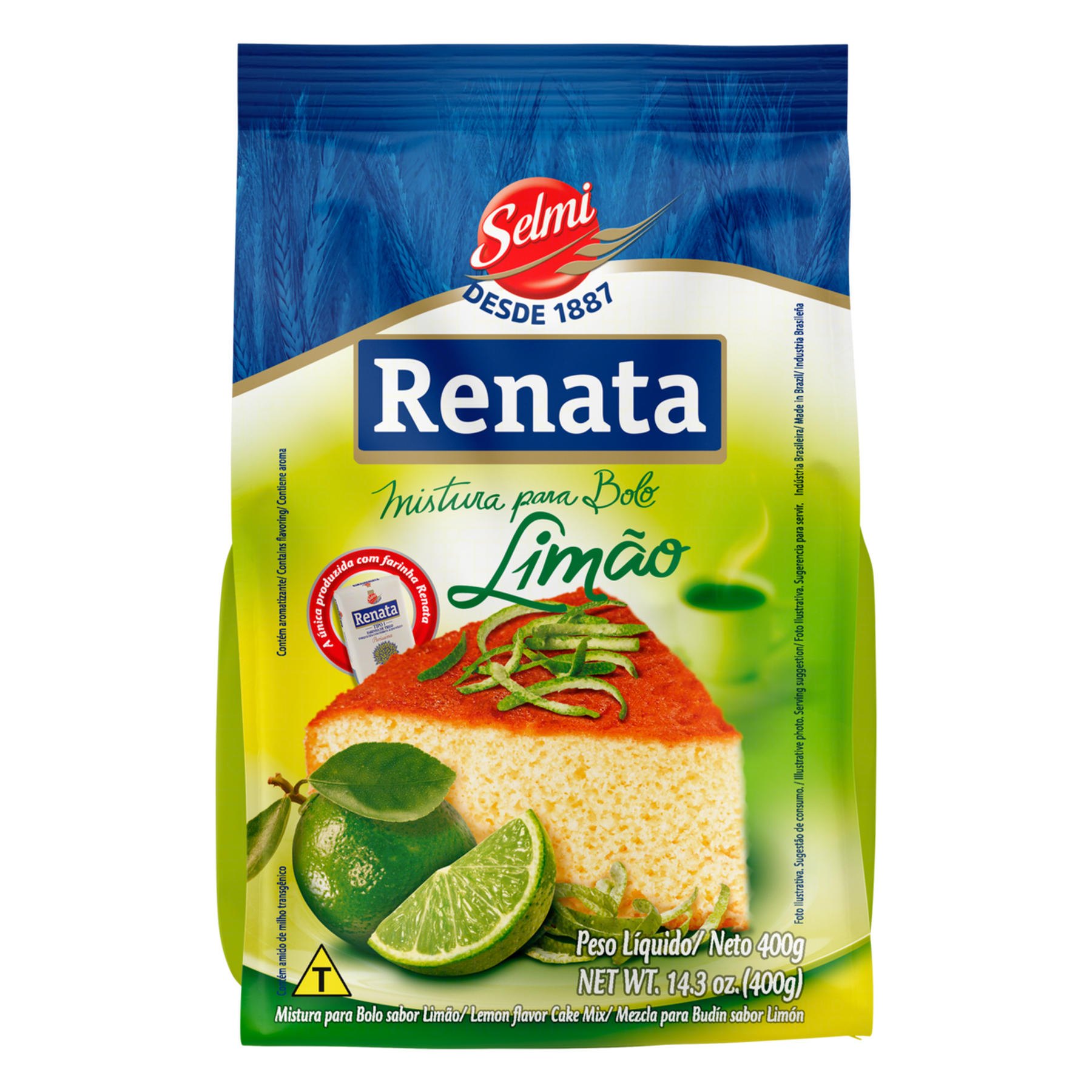 Mistura para Bolo Limão Renata 400g