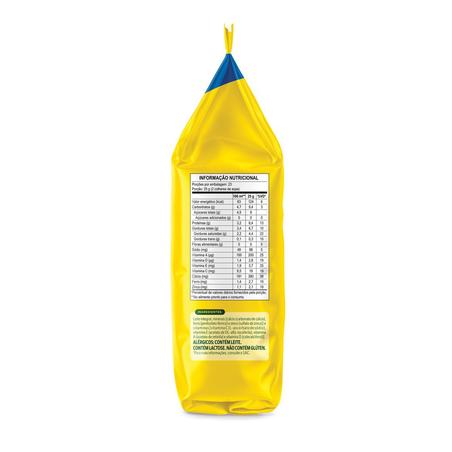 Leite em Pó Ninho Integral Sachê 575g