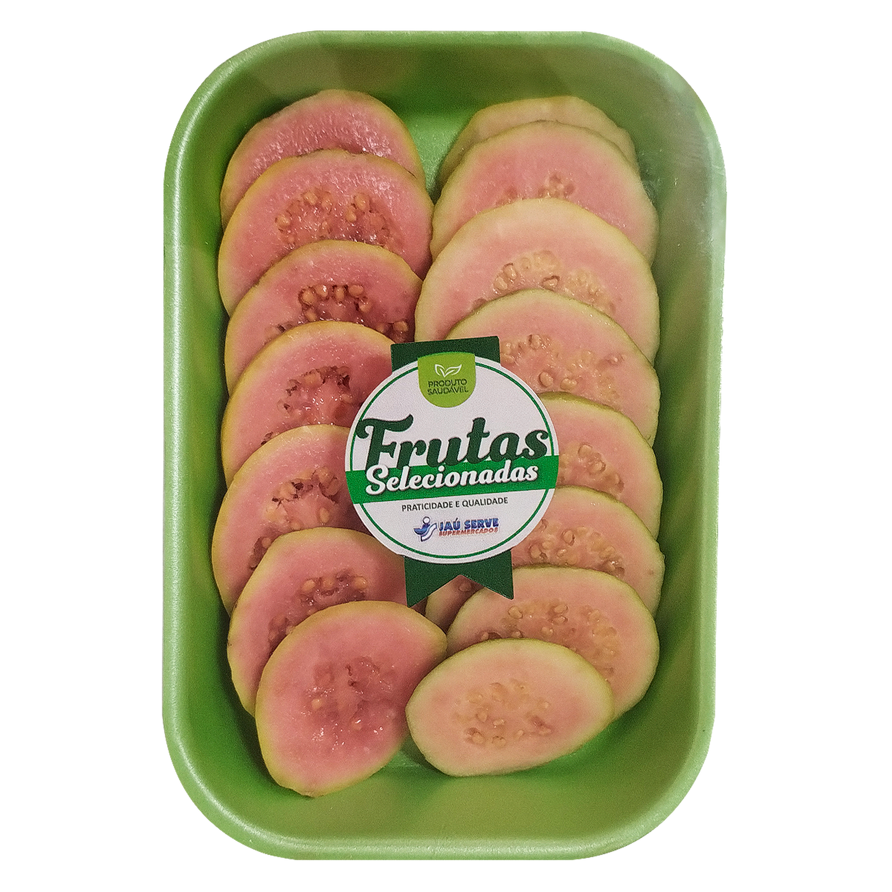 Goiaba Vermelha Fatiada Bandeja aprox. 400g