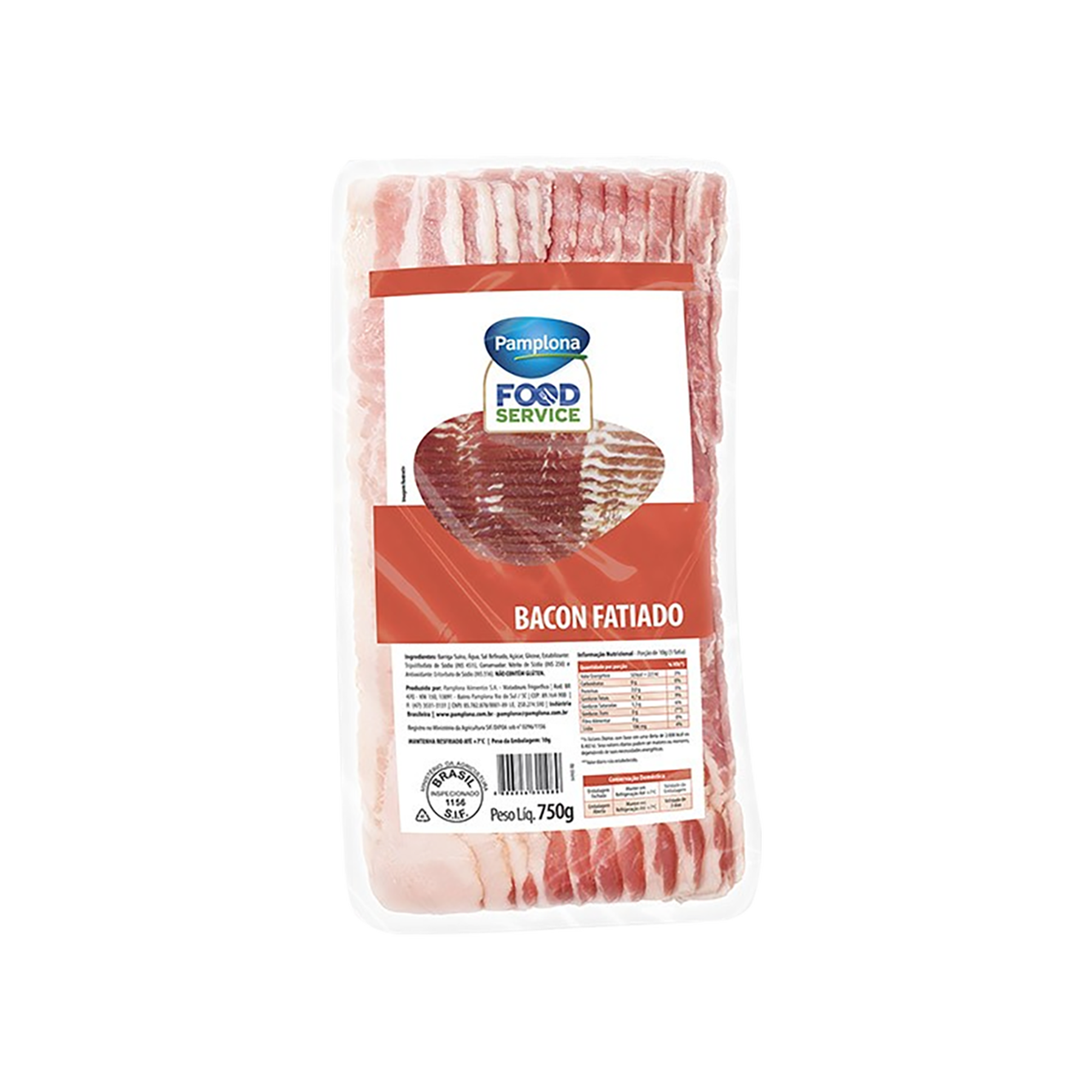 Bacon Fatiado Pamplona aprox. 315g