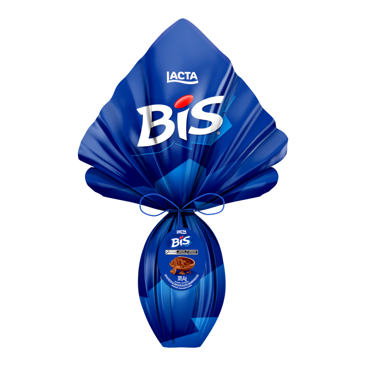 Ovo de P&aacute;scoa ao Leite Bis Lacta 305,4g