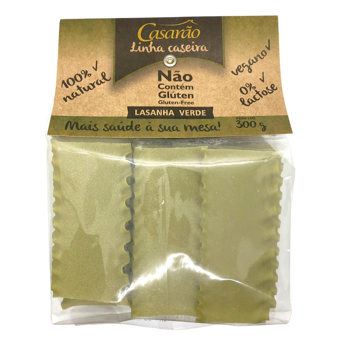 Lasanha Casar&atilde;o Massa Caseira 300g