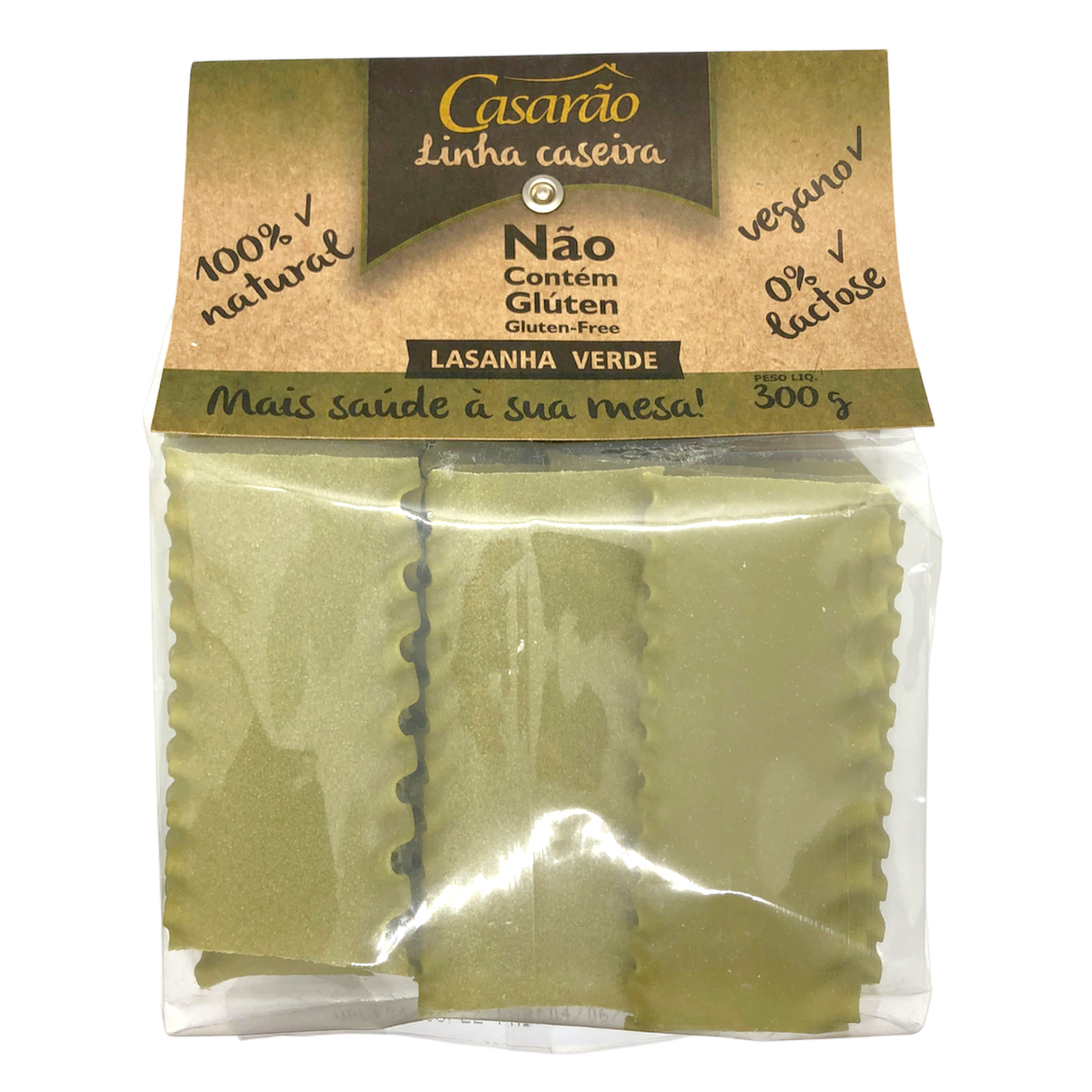 Lasanha Casar&atilde;o Massa Caseira 300g