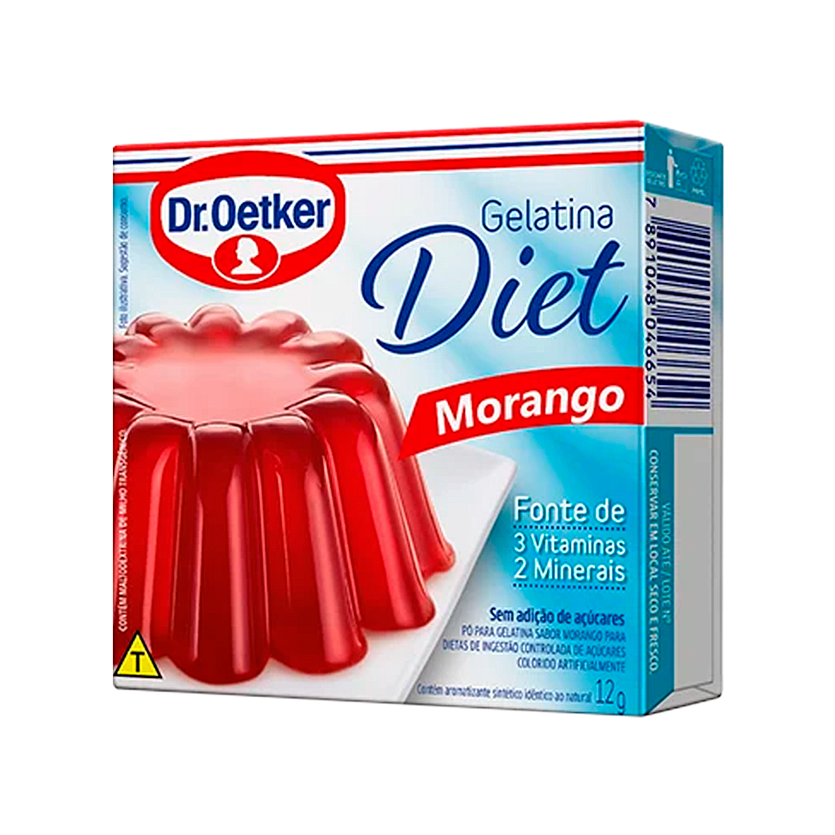 Gelatina Diet de Morango Dr. Oetker 12g