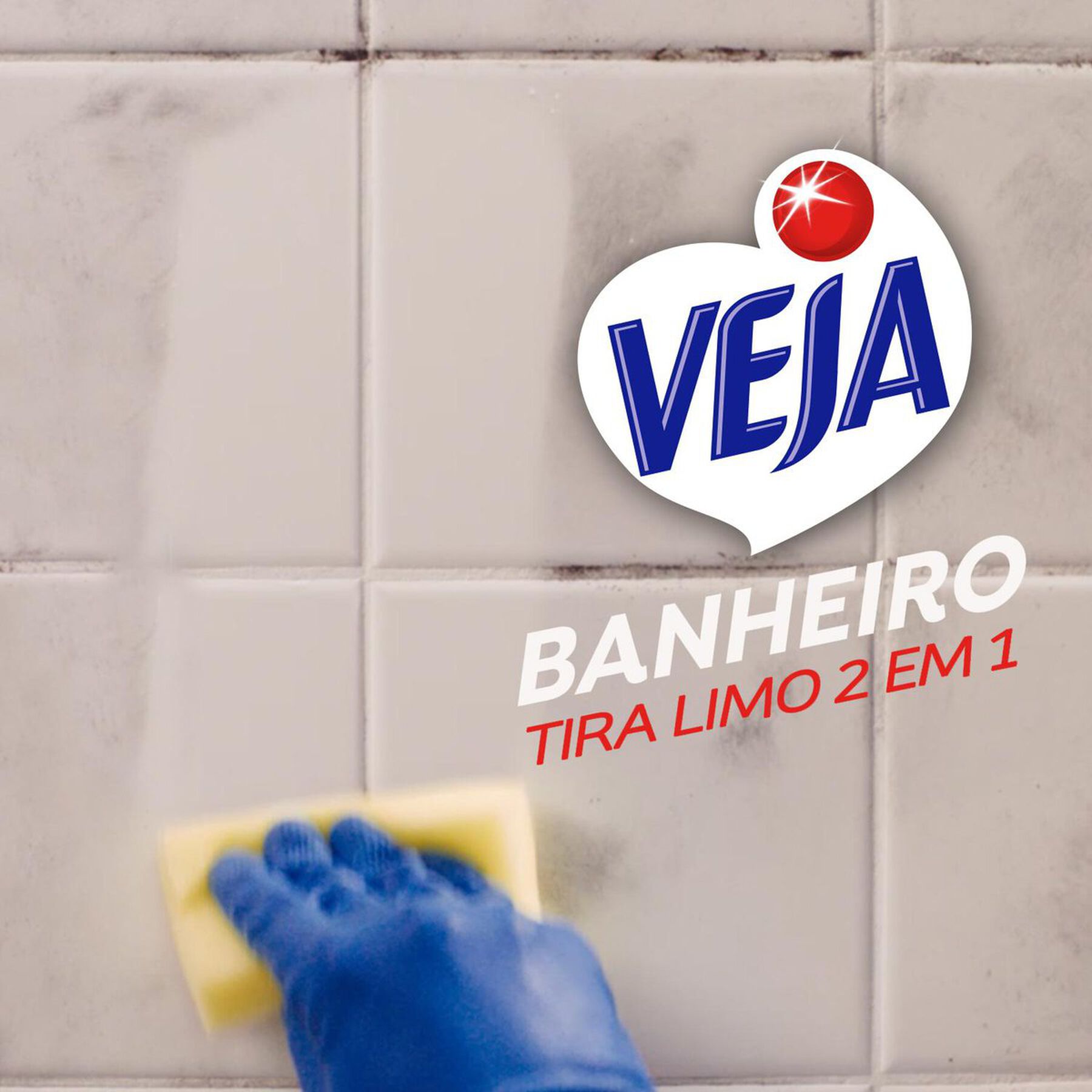 Desinfetante Banheiro Tira-Limo Veja X-14 Squeeze 500ml Grátis 20% de Desconto