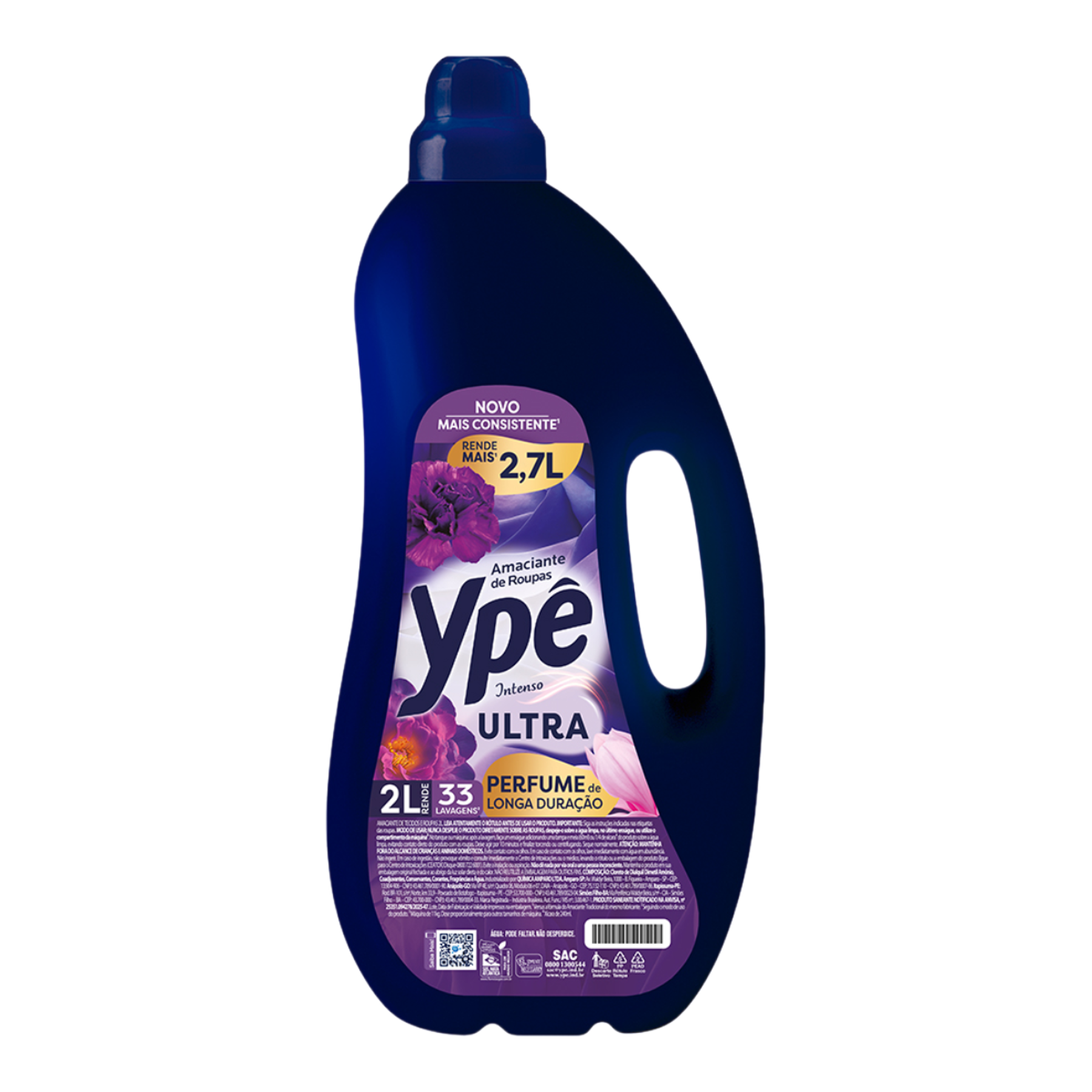 Amaciante de Roupa Intenso Yp&ecirc; Ultra Frasco 2l