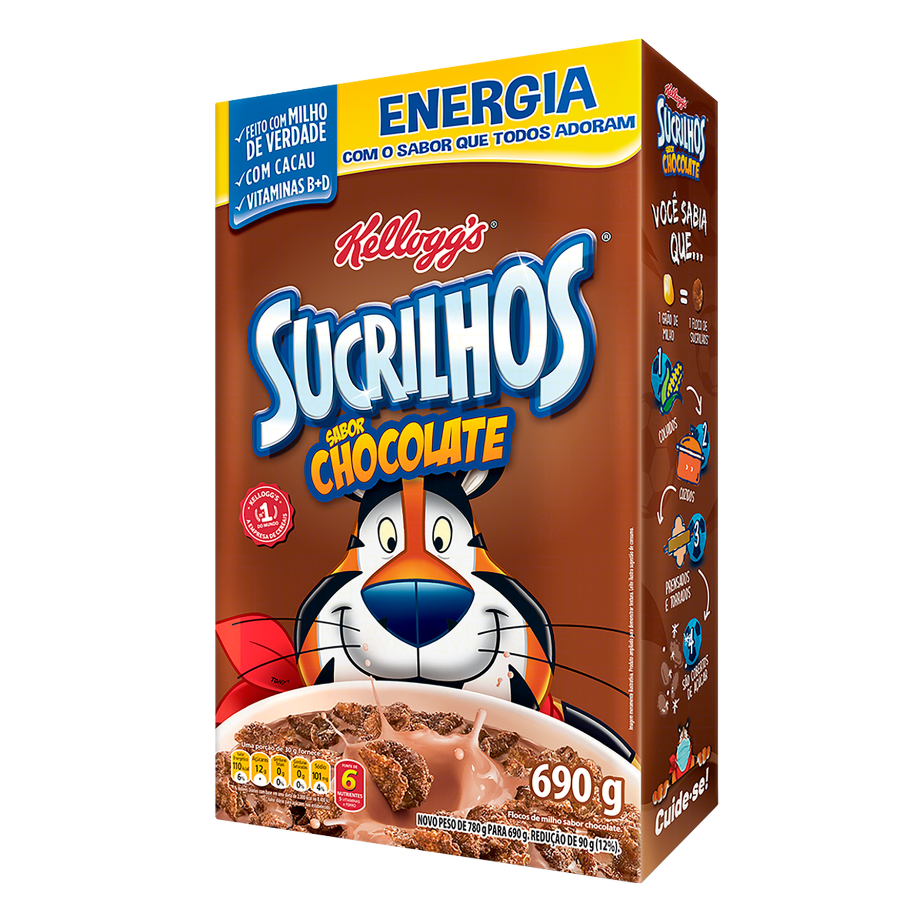 Cereal Matinal Chocolate Kellogg's Sucrilhos Caixa 690g