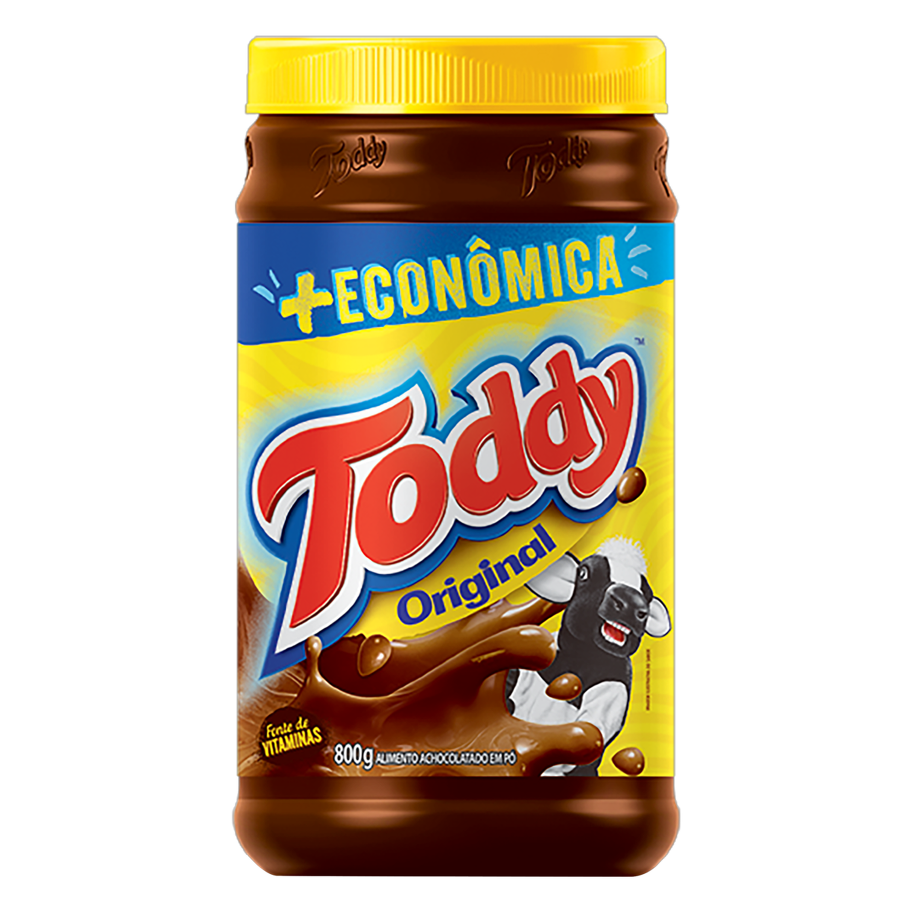 Achocolatado em Pó Original Toddy Pote 800g + Econômica