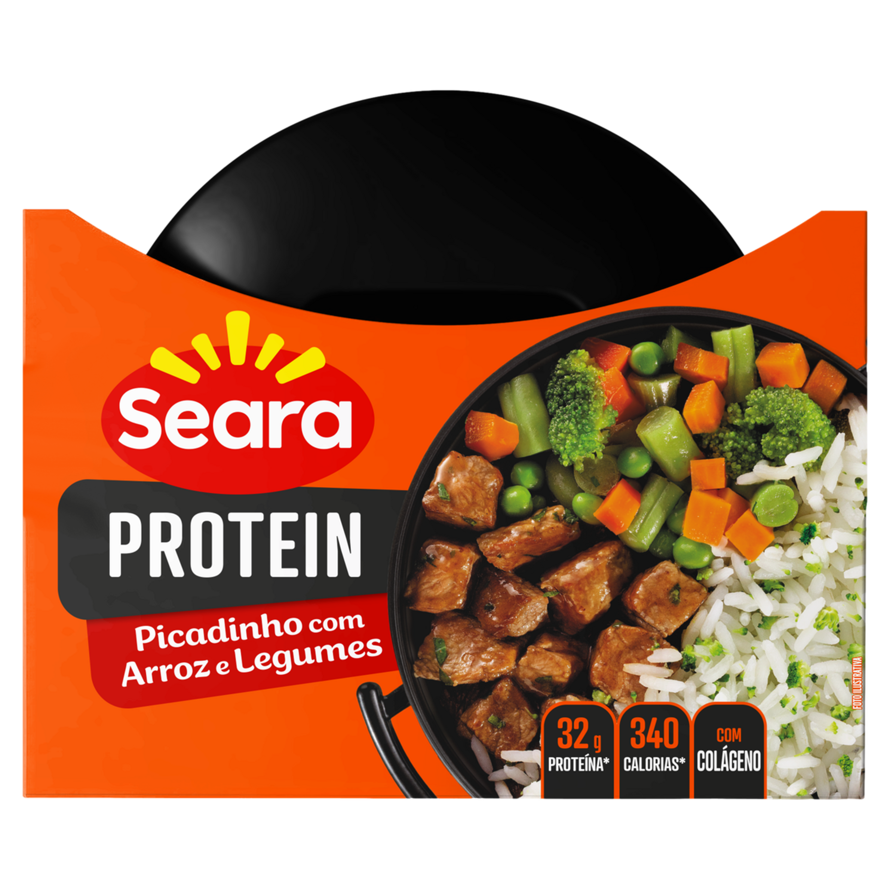 Picadinho com Arroz e Legumes Protein Seara Pote 270g