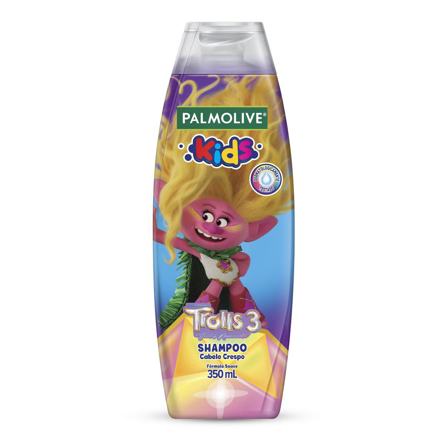 Shampoo Cabelo Crespo Palmolive Kids Frasco 350ml