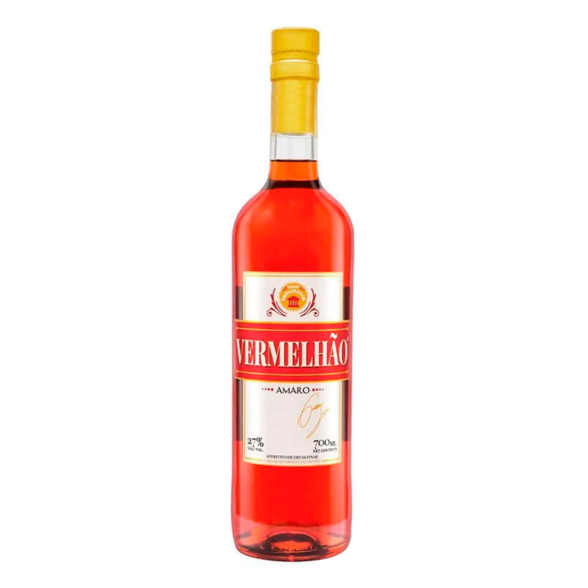 Aperitivo de Ervas Finas Vermelh&atilde;o Garrafa 700ml