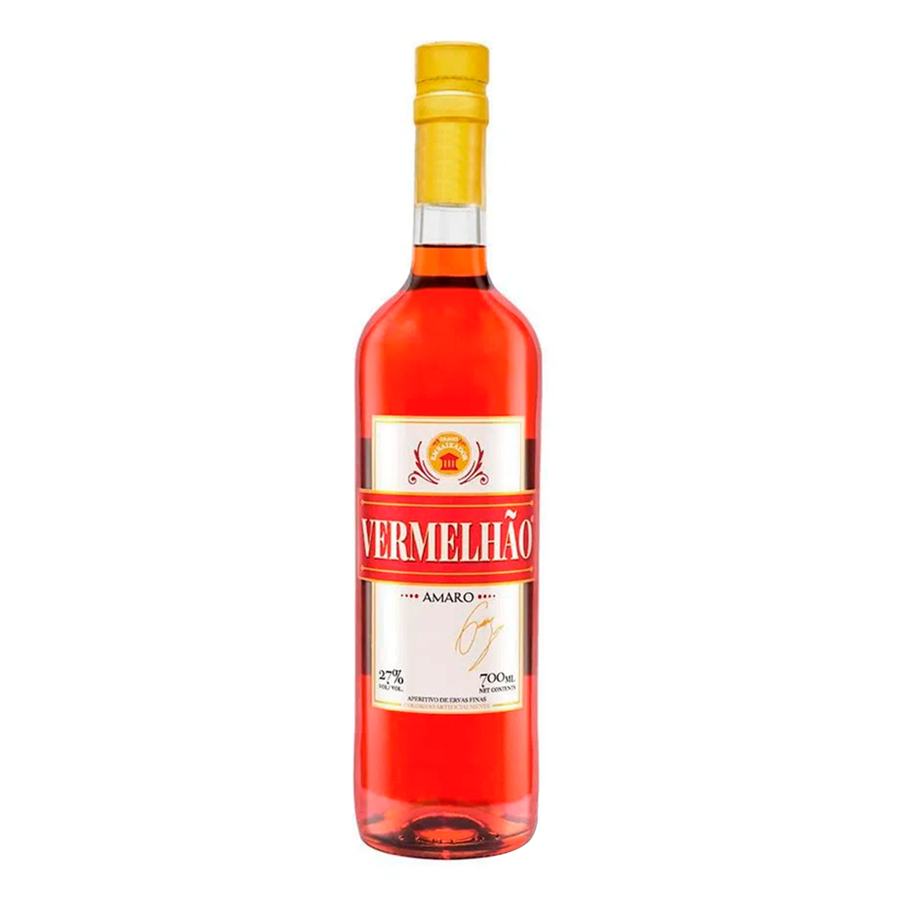Aperitivo de Ervas Finas Vermelh&atilde;o Garrafa 700ml