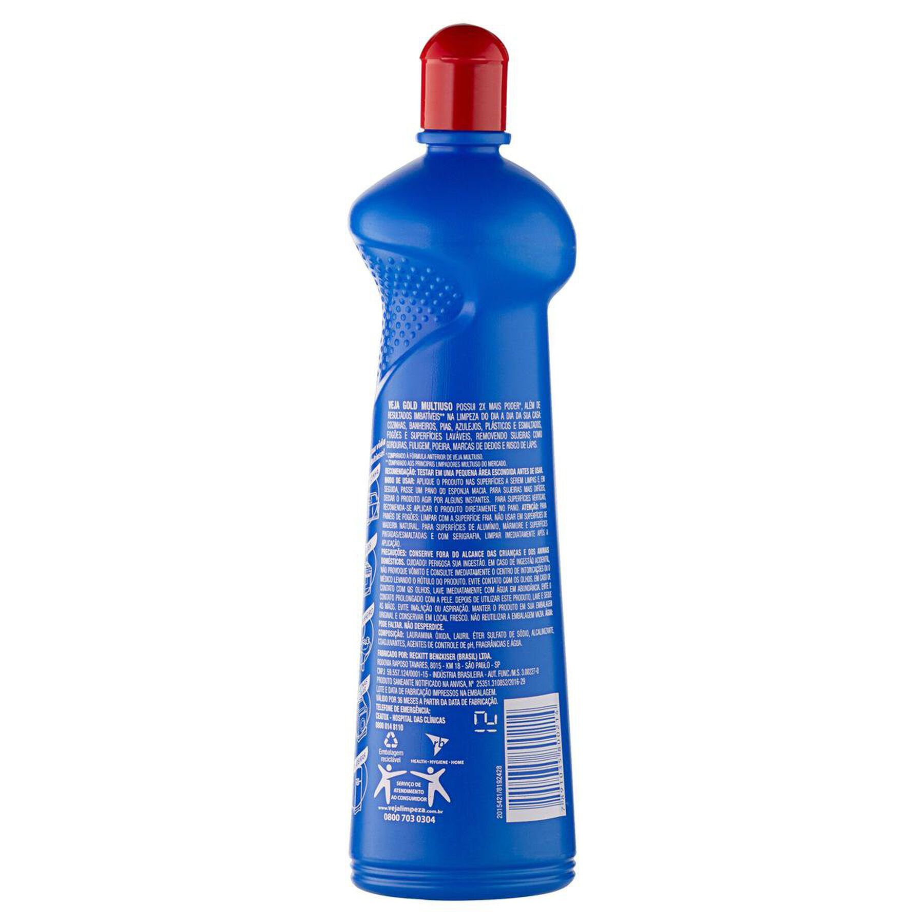 Limpador Multiuso Original Veja Gold Squeeze 500ml Grátis 10% de Desconto
