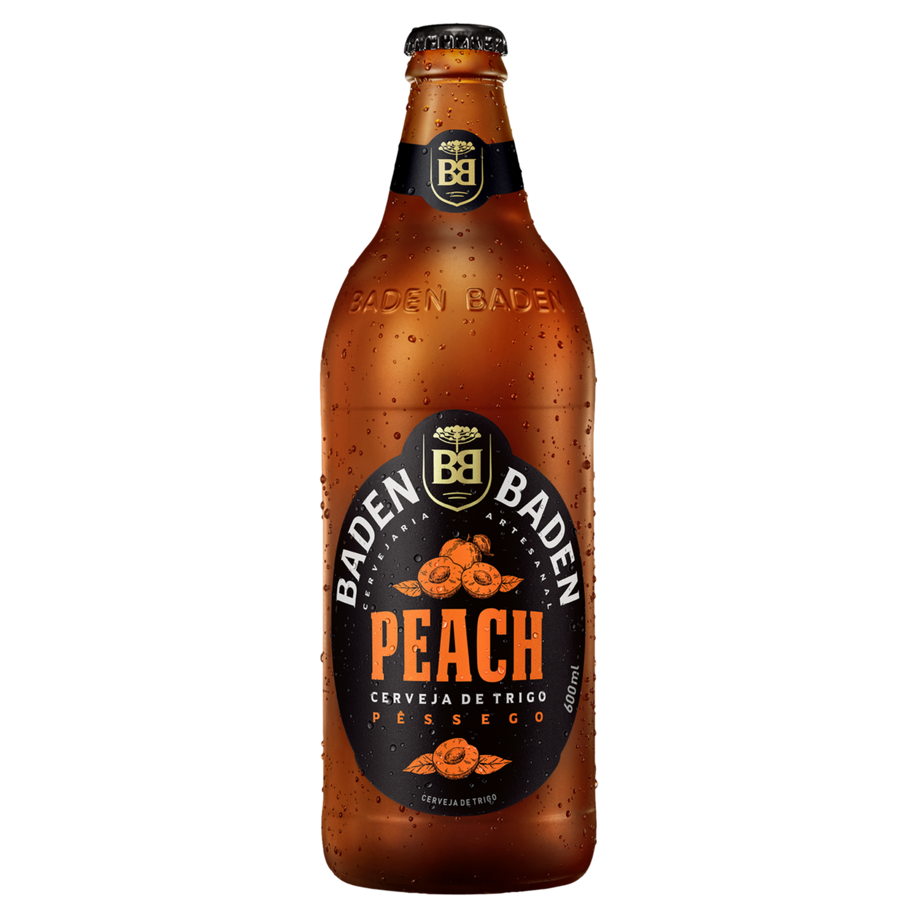 Cerveja de Trigo Peach Baden Baden Garrafa 600ml