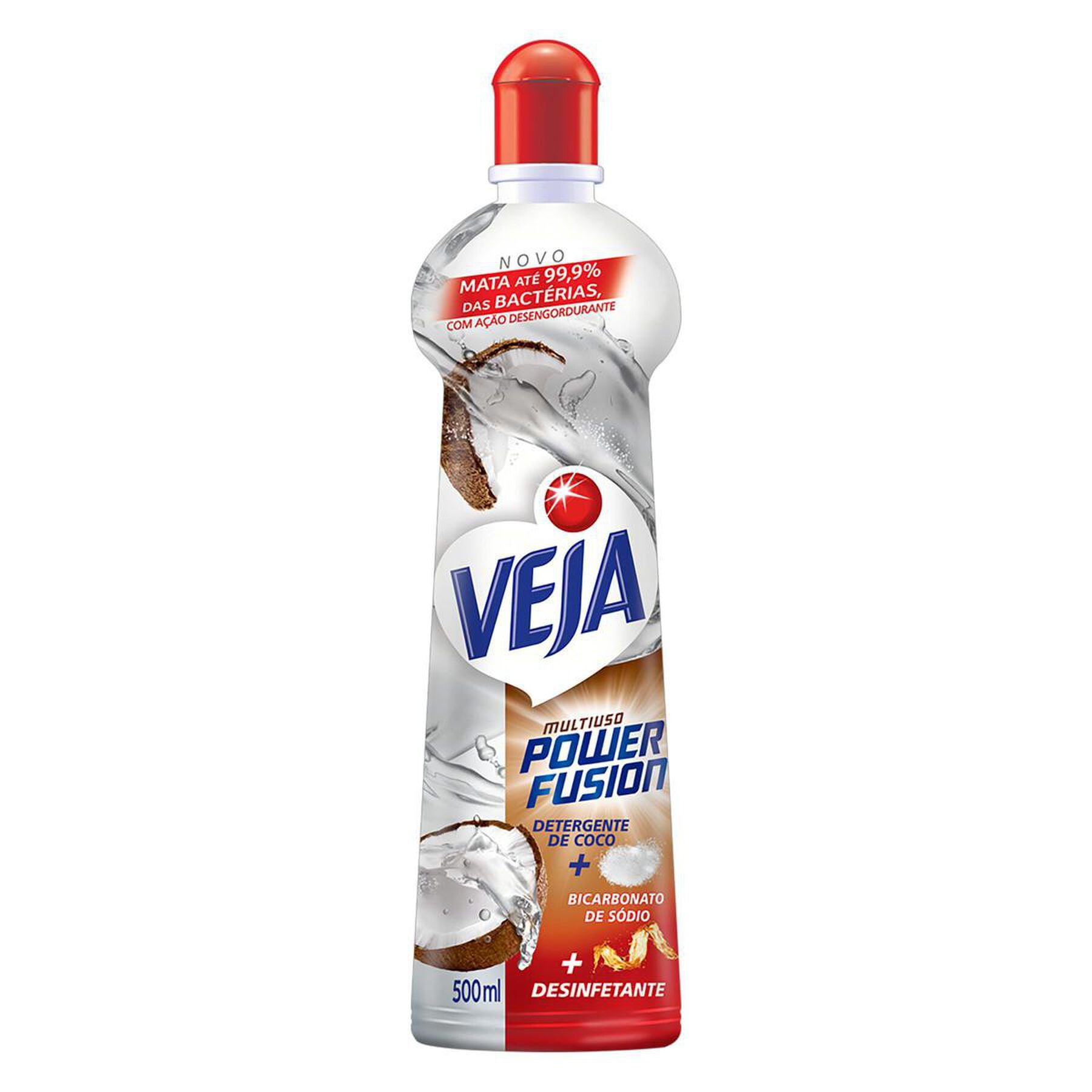 Limpador Multiuso Coco Power Fusion Veja Squeeze 500ml
