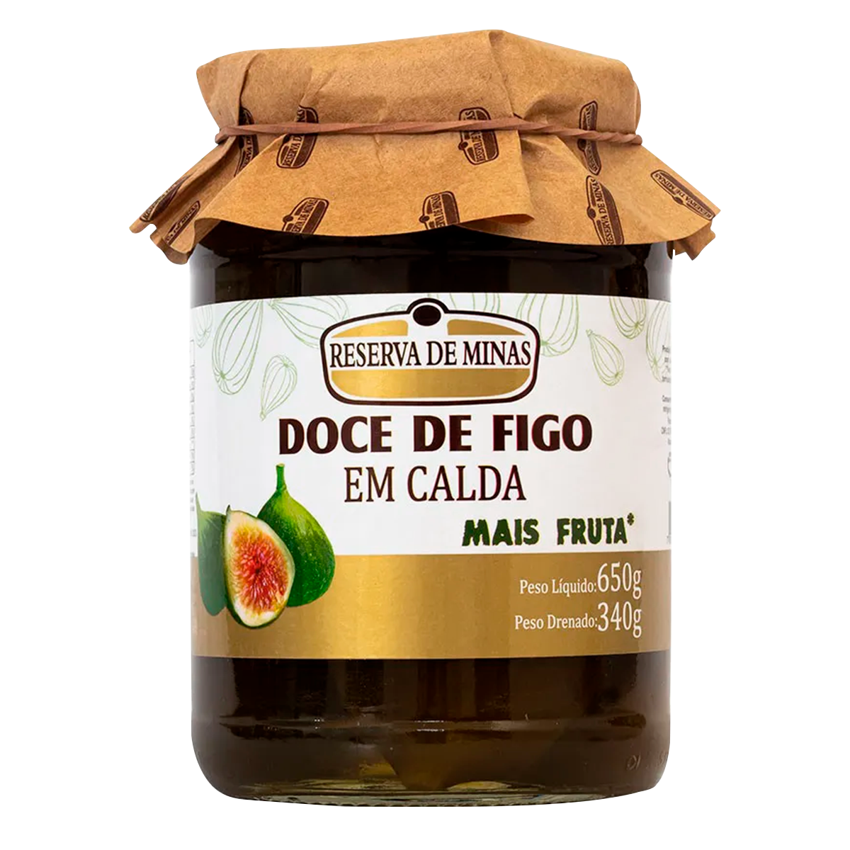 Doce de Figo em Calda Reserva de Minas 650g