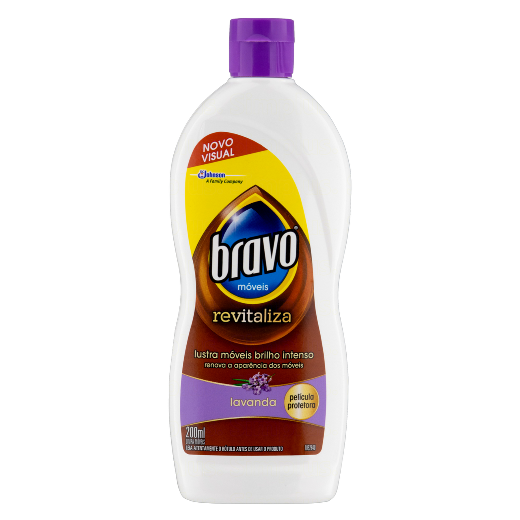 Lustra M&oacute;veis Lavanda Bravo Revitaliza Squeeze 200ml