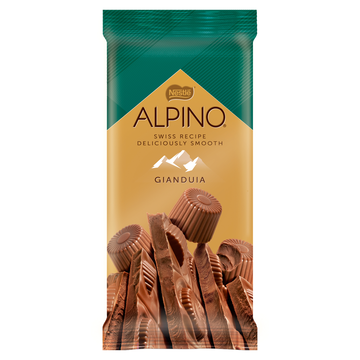 Chocolate Gianduia Nestlé Alpino Pacote 85g