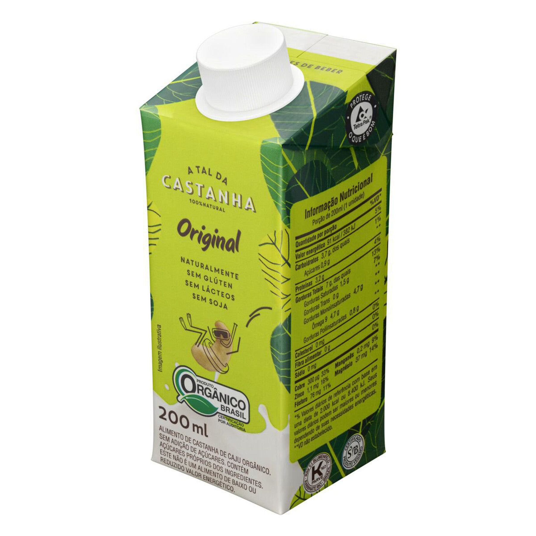 Bebida Original A Tal da Castanha 200ml