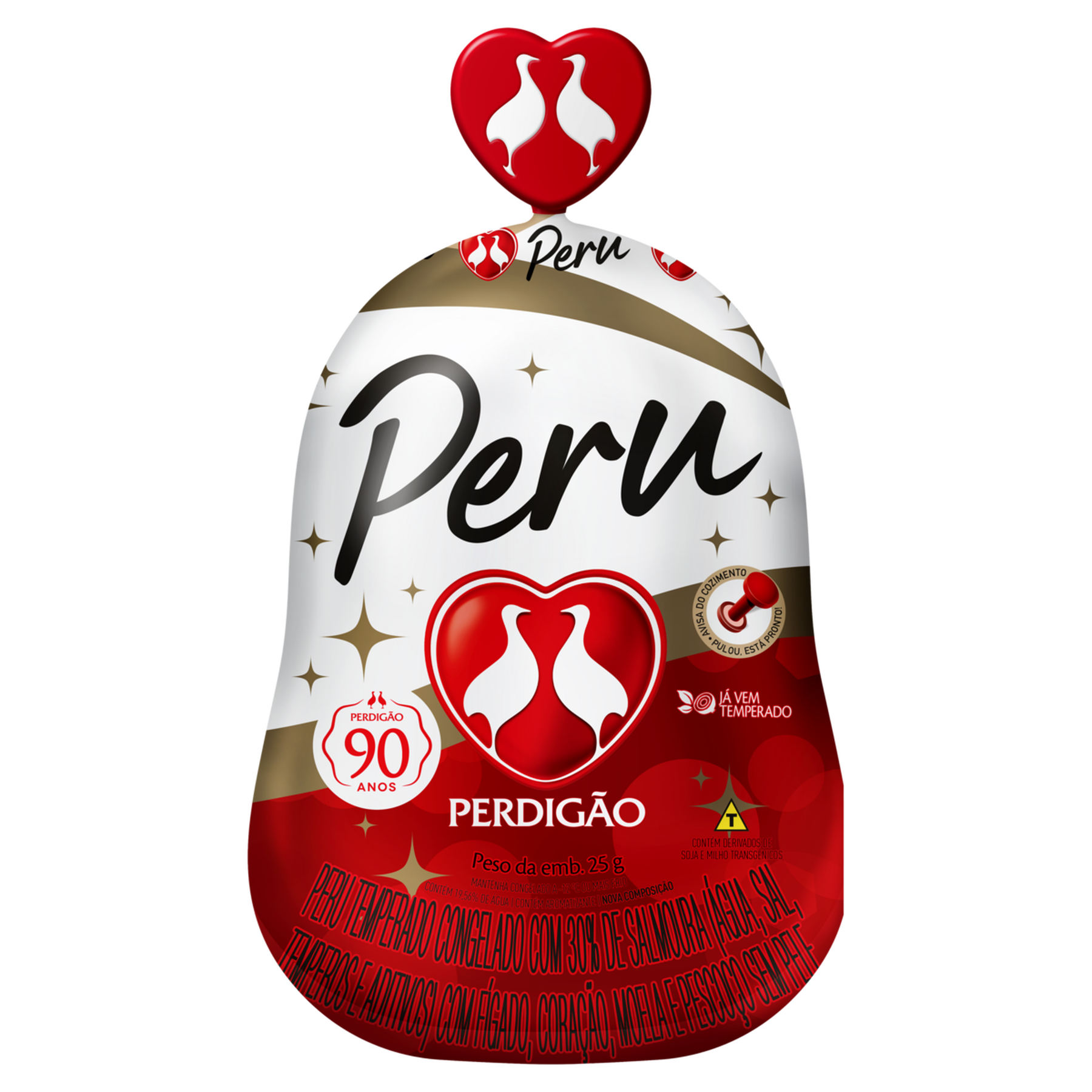 Peru Temperado Congelado Perdigão aprox. 4.000g