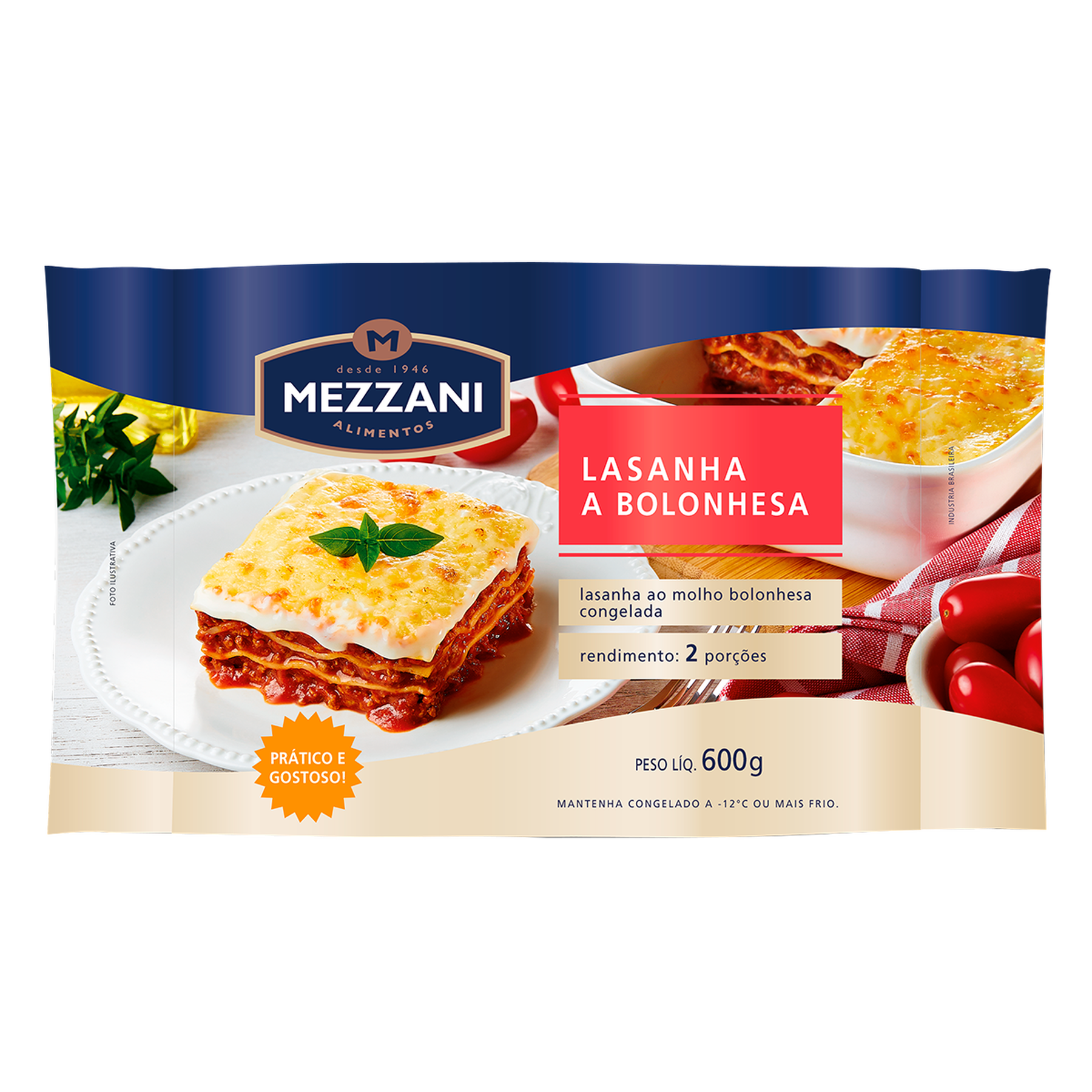 Lasanha a Bolonhesa Mezzani 600g