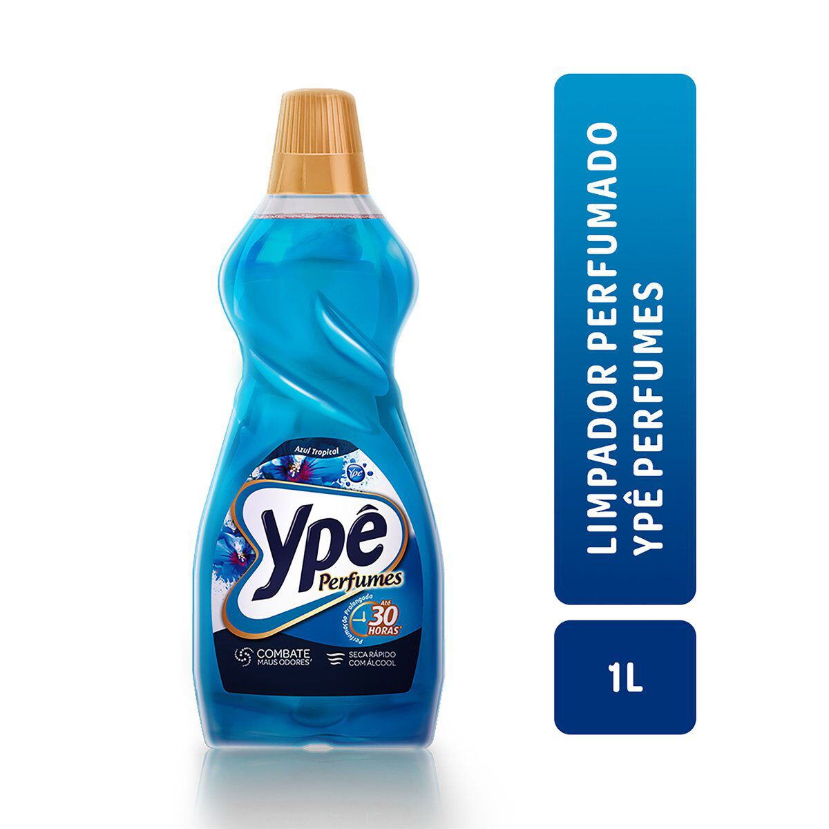 Limpador Perfumado Azul Tropical Yp&ecirc; Premium Frasco 1l