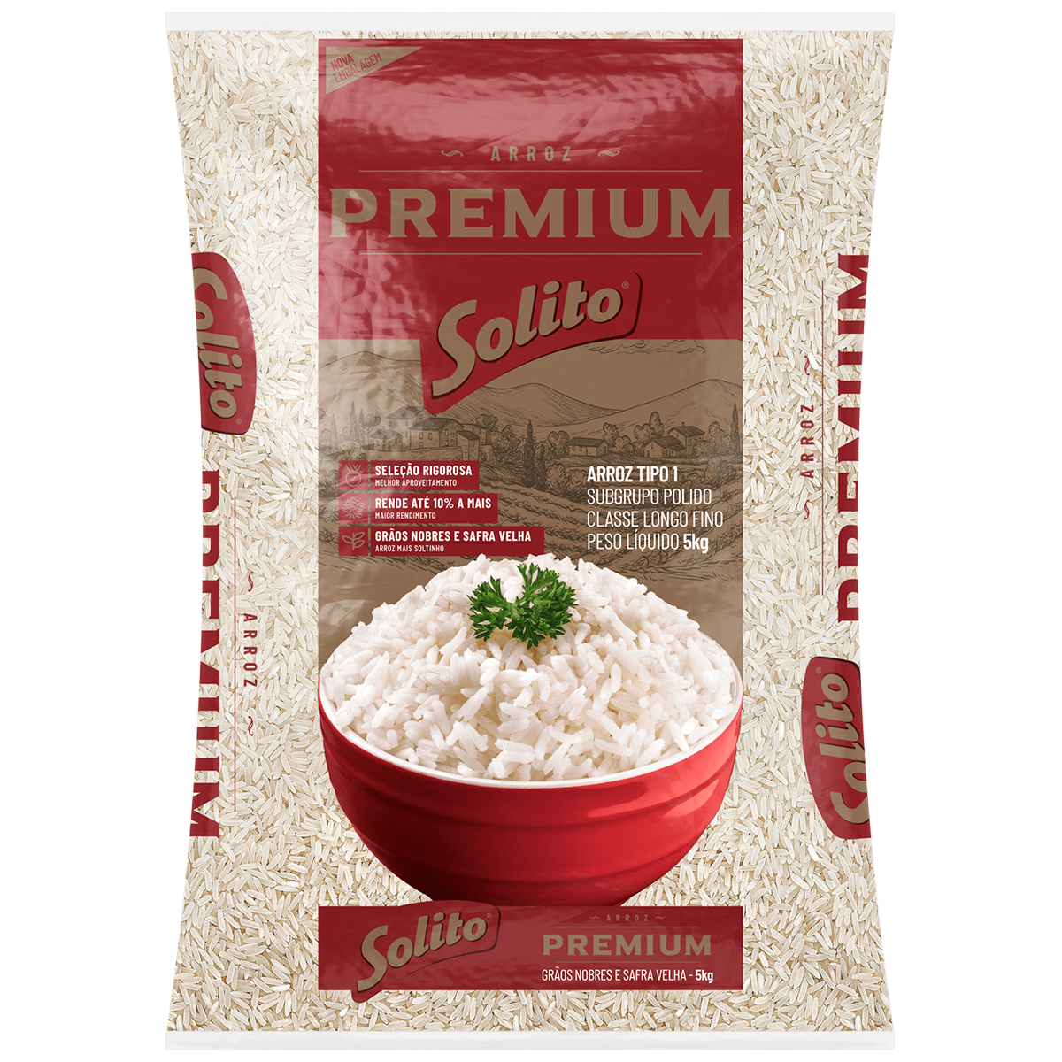 Arroz Premium Solito Pacote 5kg